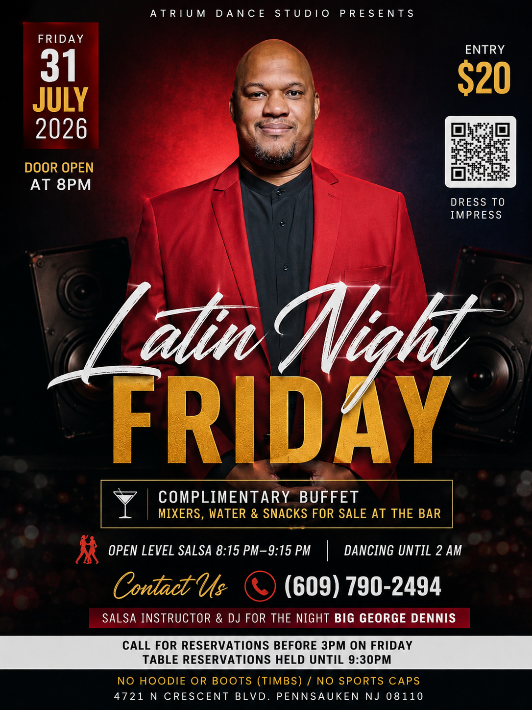 Latin Night at Atrium Dance Studio