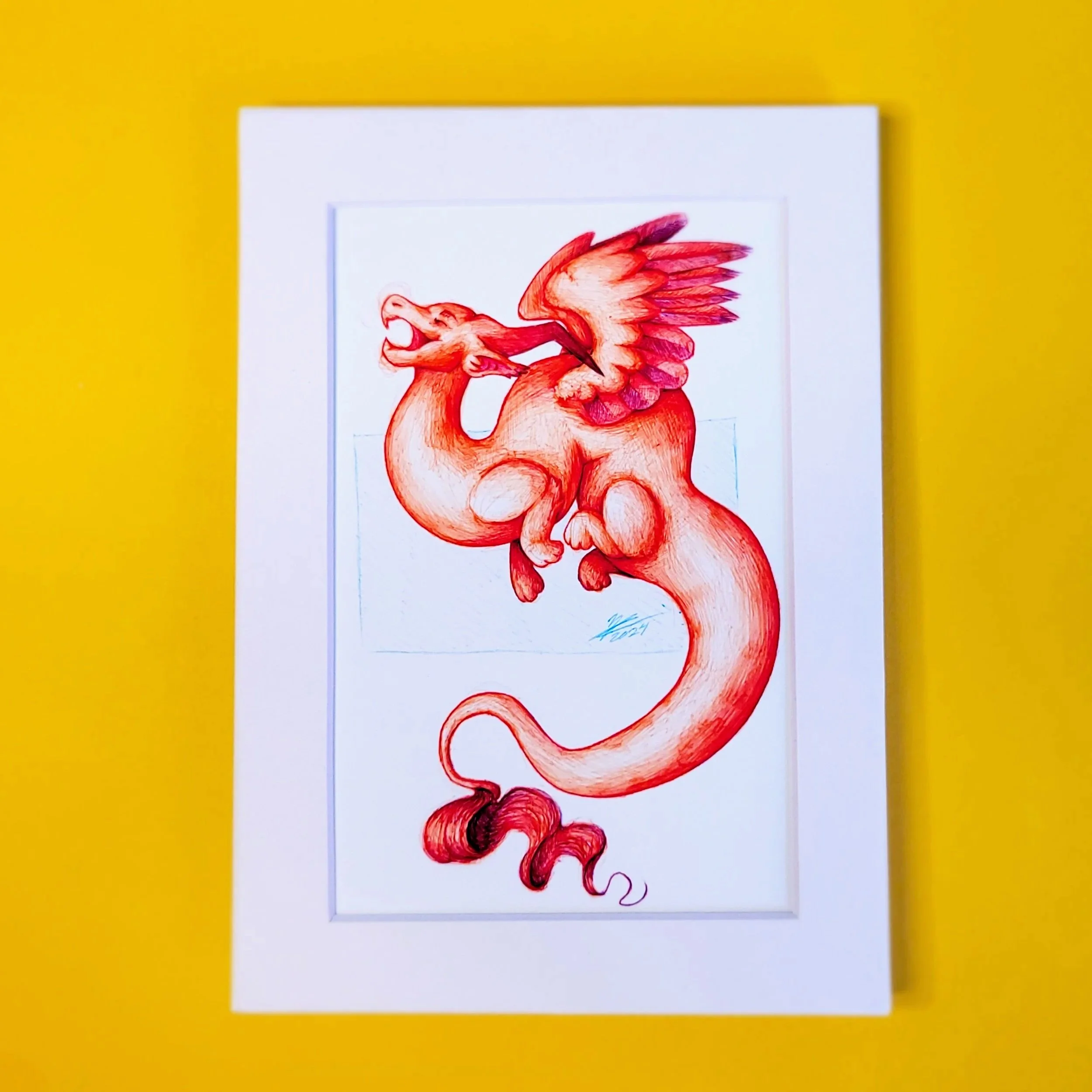 Happy Dragon Print