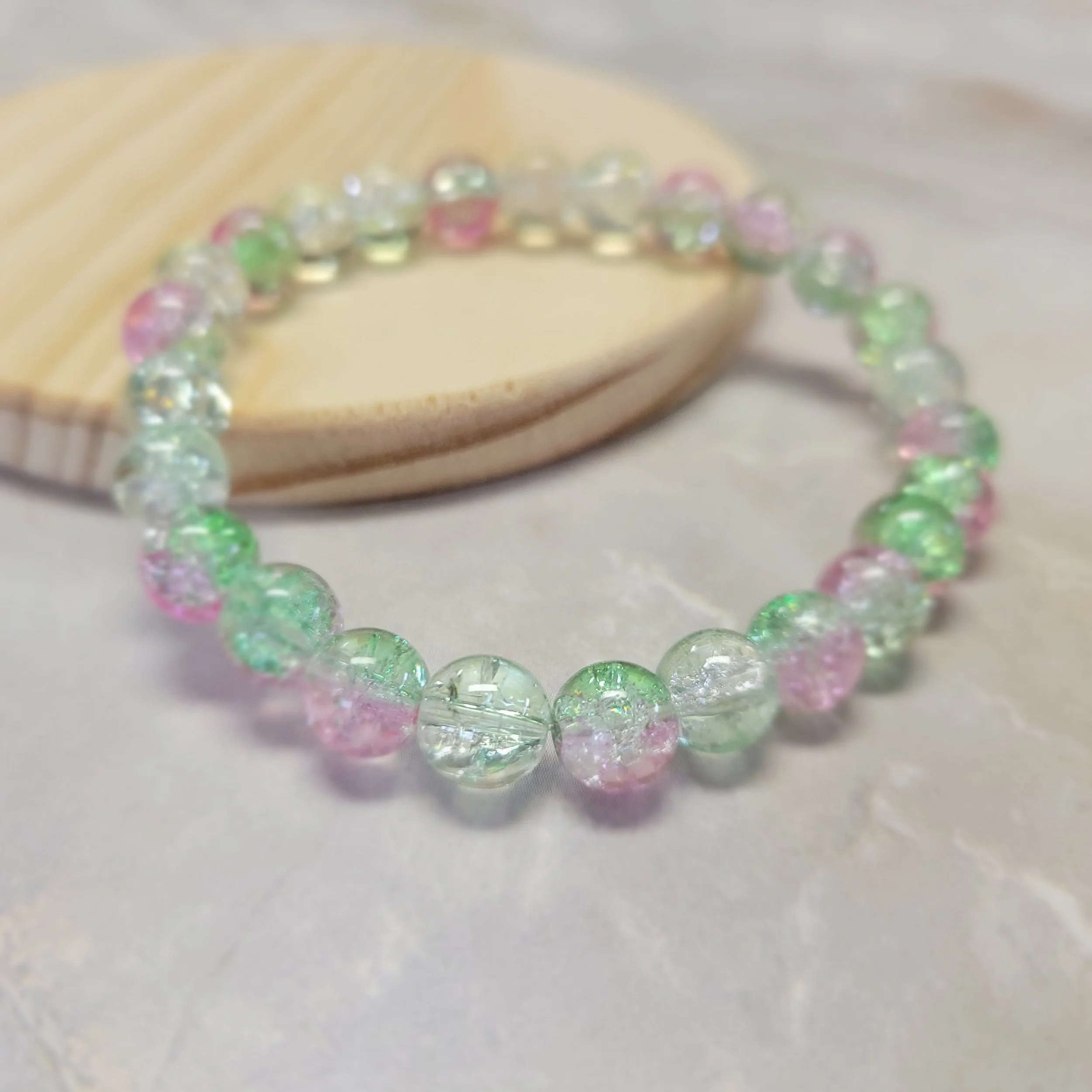 Spring Ice Beaded Bracelet