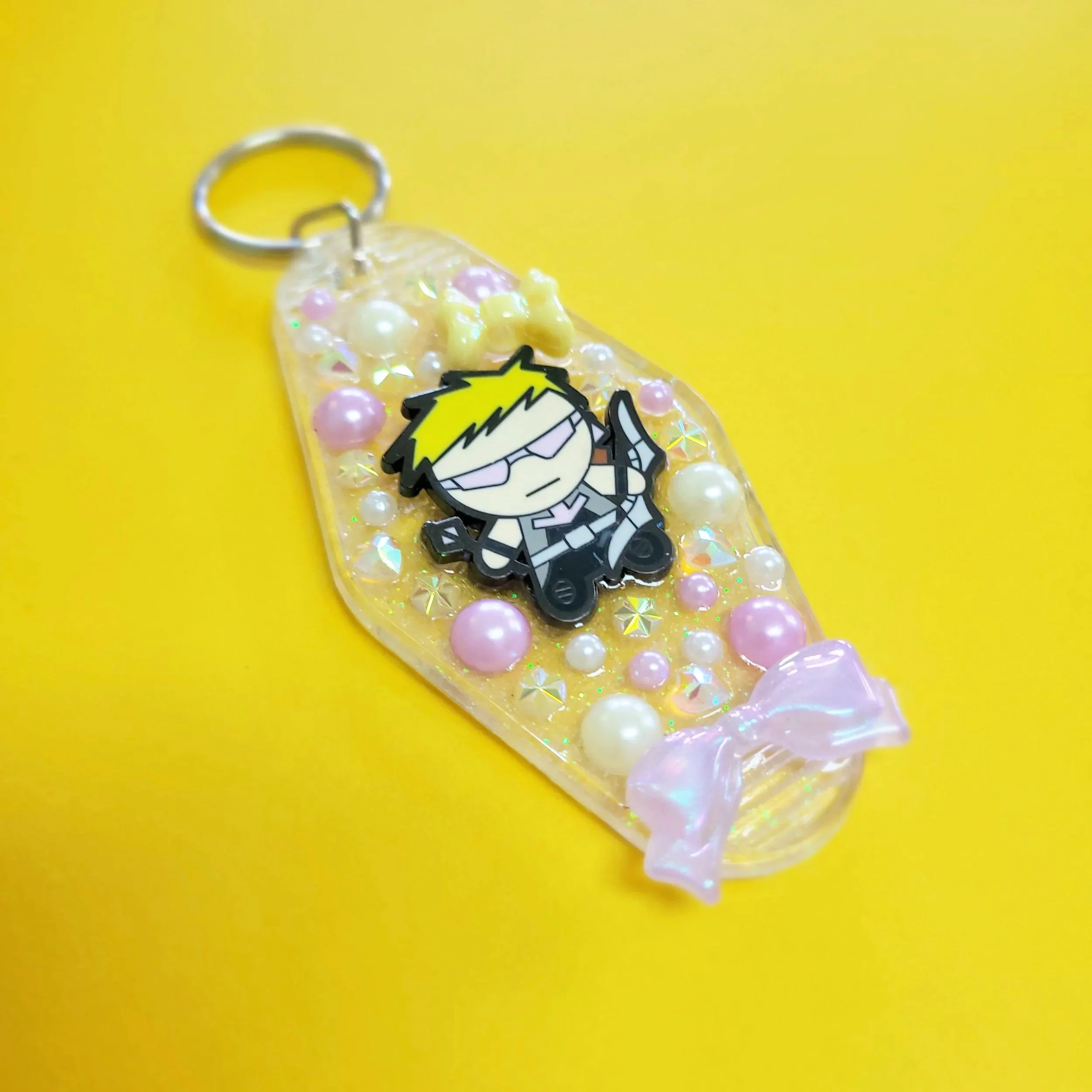 Bow & Arrow Guy Hotel Keychain