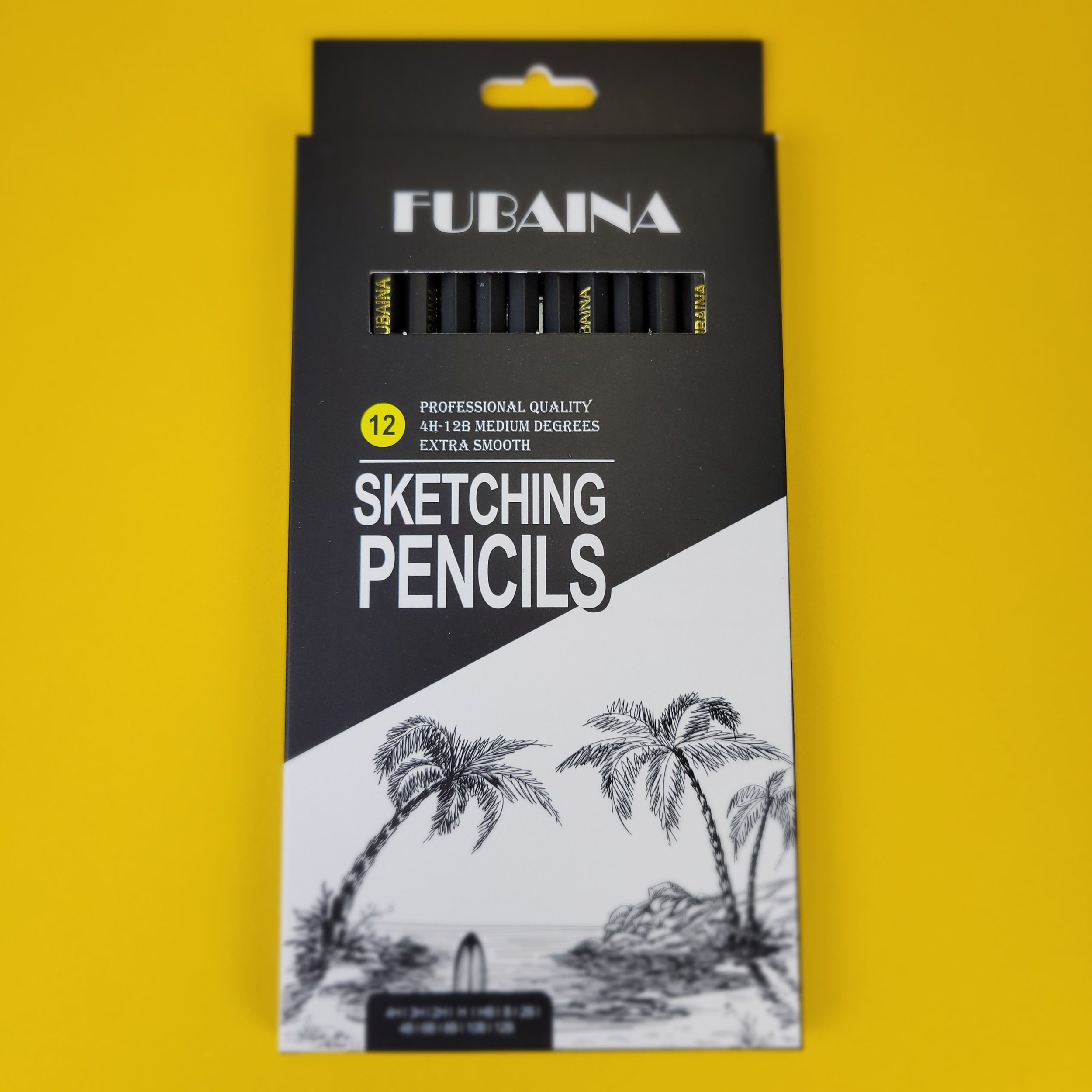 Graphite Sketching Pencils - 12 set