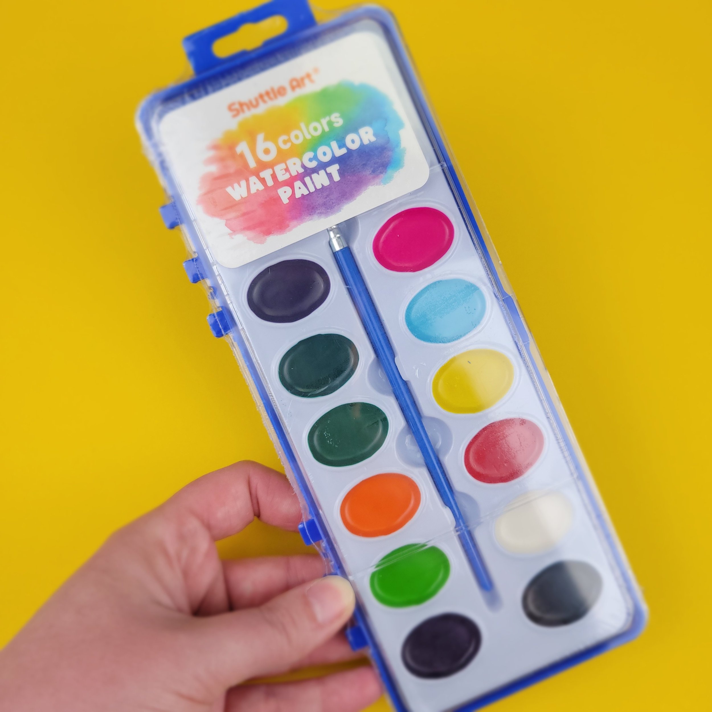 Watercolor Paint Set - 16 colors