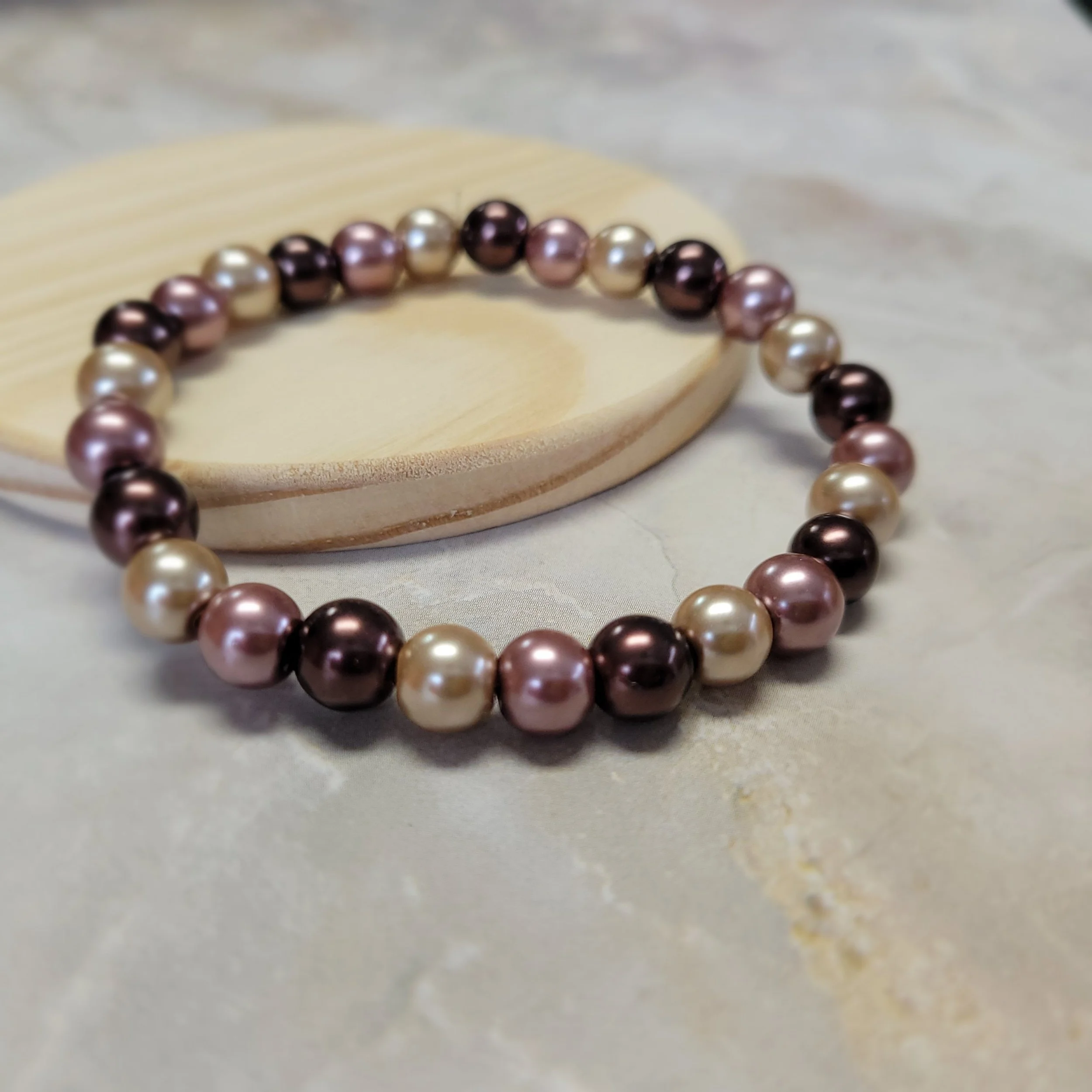 Chocolate Princess Beaded Bracelet