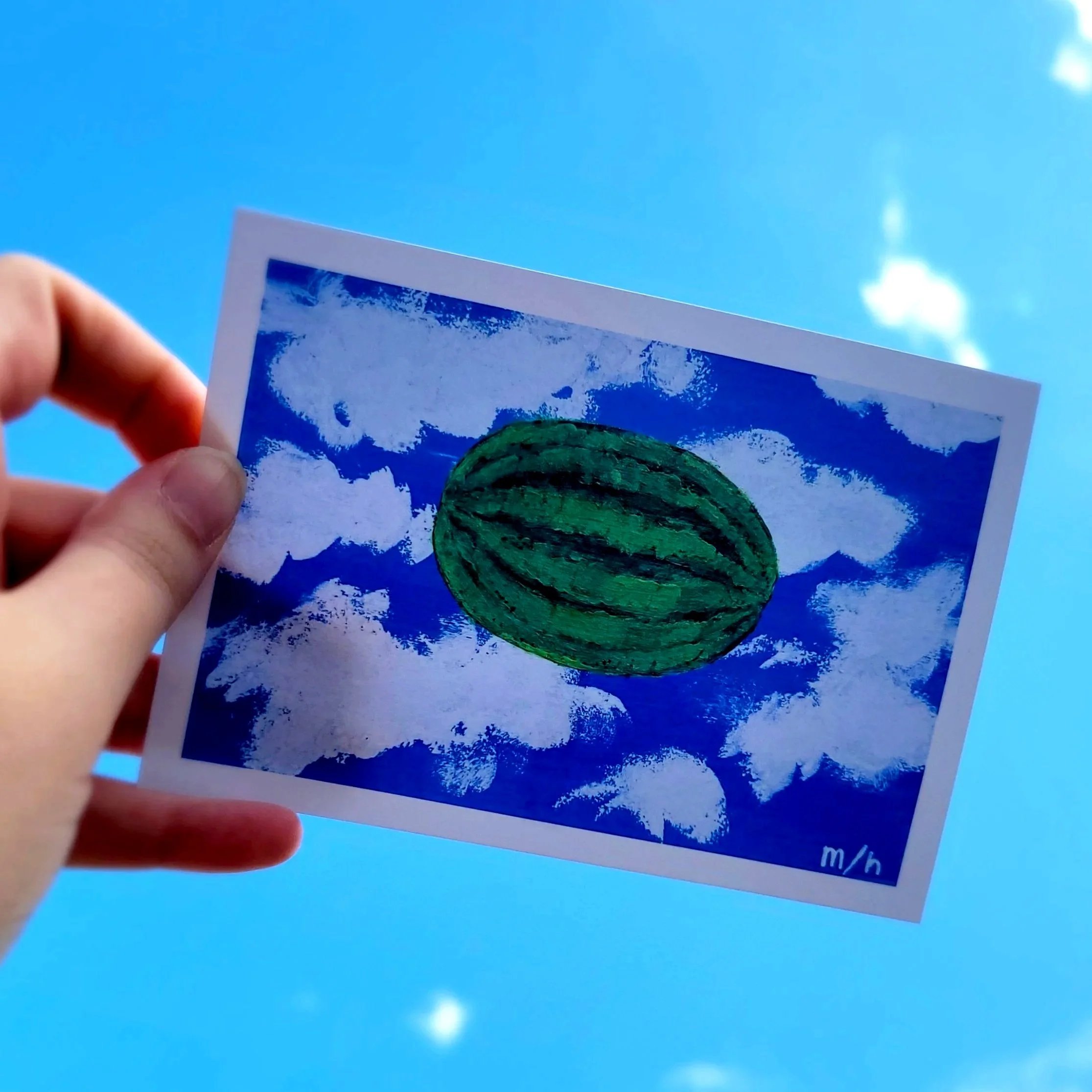 A World of Watermelons Mini Print