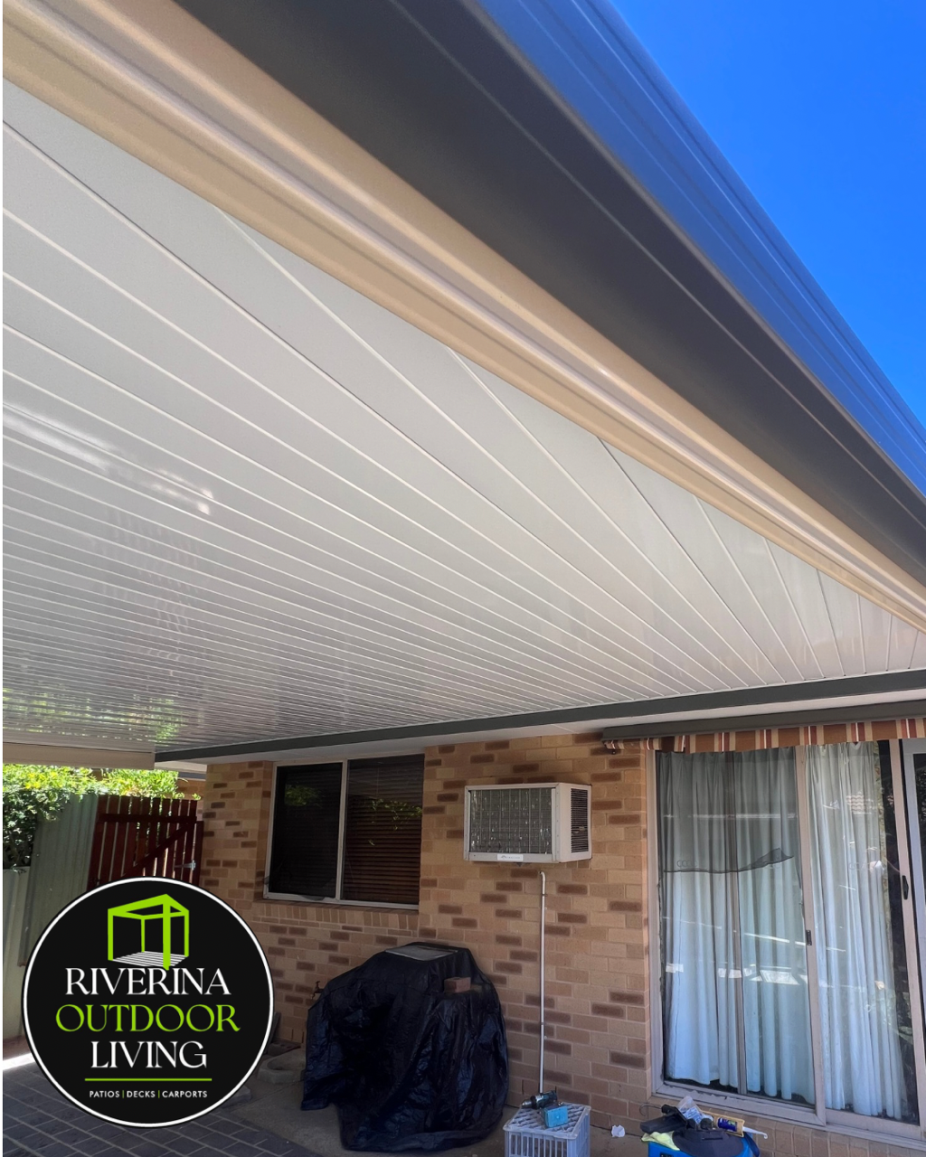 Lysaght flatdek patio Riverinaoutdoorliving