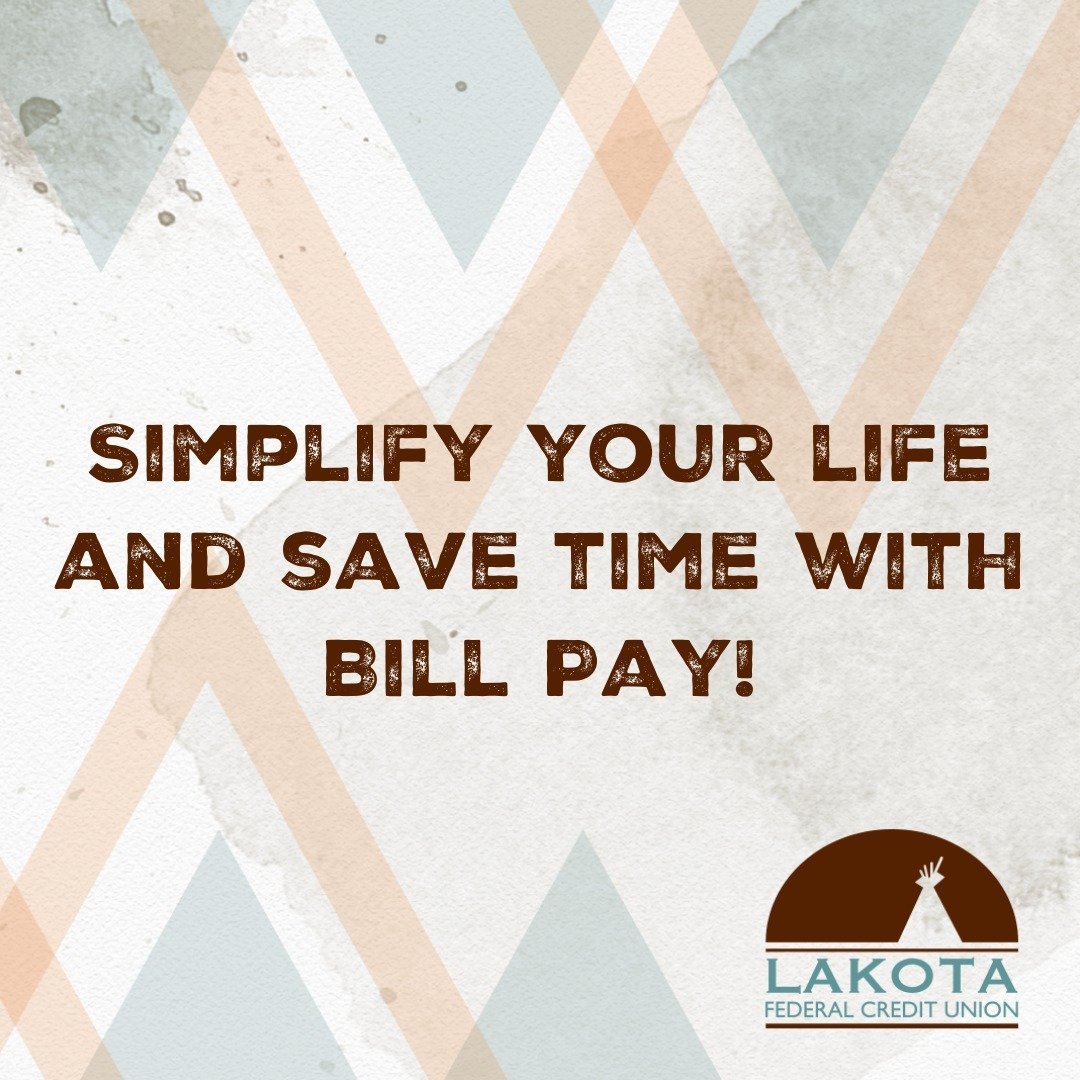 Simplify your life and save time with Bill Pay! 📲

You can pay anyone, anywhere, directly from your account. Schedule payments in advance to avoid late fees and keep track of everything in one place. Take control of your bills today!

Visit our webs