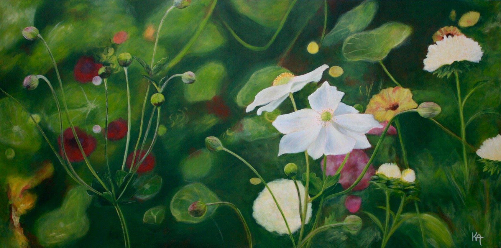 Untitled 2025 / 72" x 36"/ Acrylic on canvas