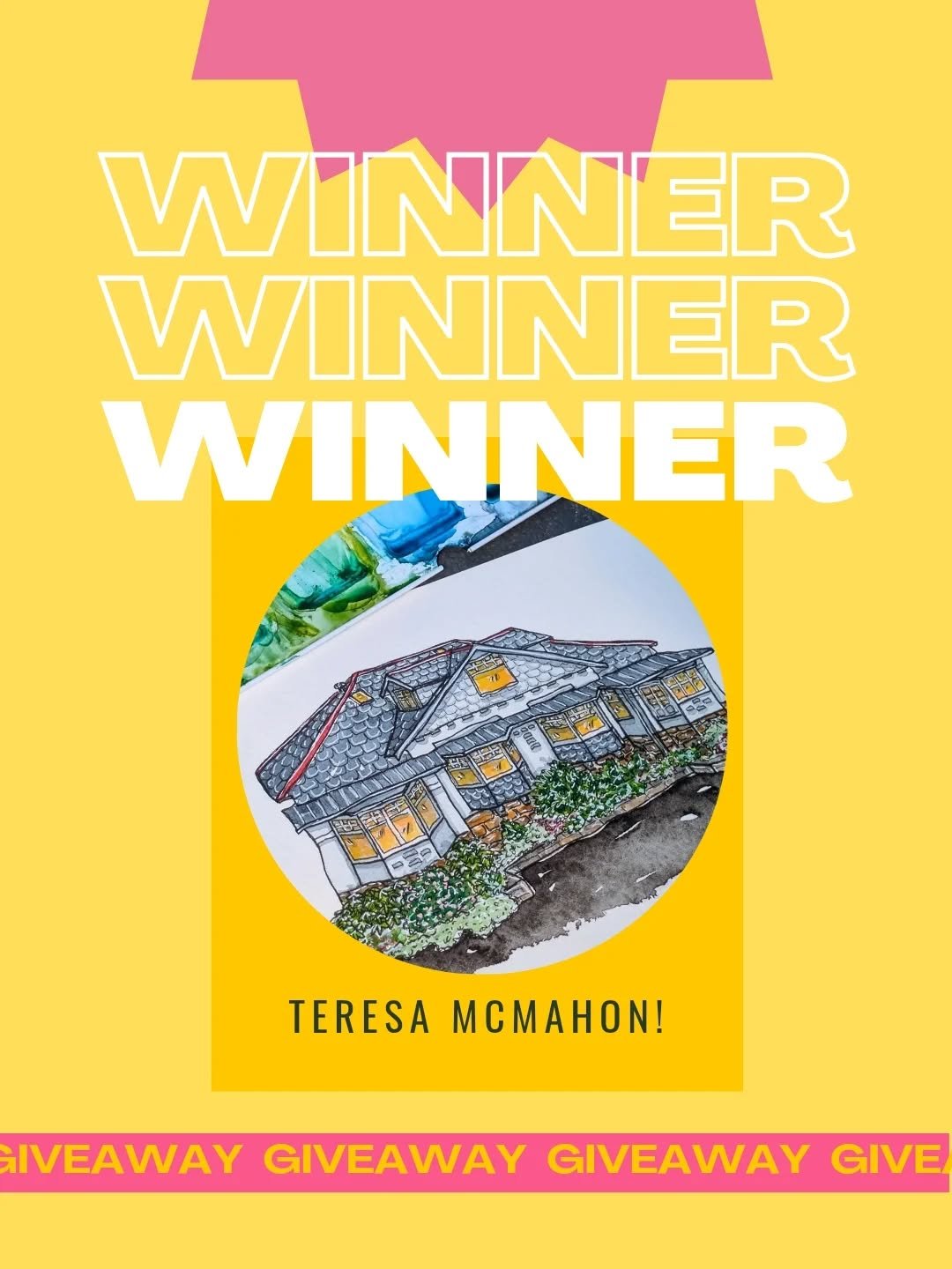 🎉 CONGRATS to Teresa, and thank you to everyone who entered!! 

234 people from across the country wanted one of my original house portraits and this is so humbling - thank you! 🙏 

--

#houseportrait #houseportraitartist #home #australianartist #s