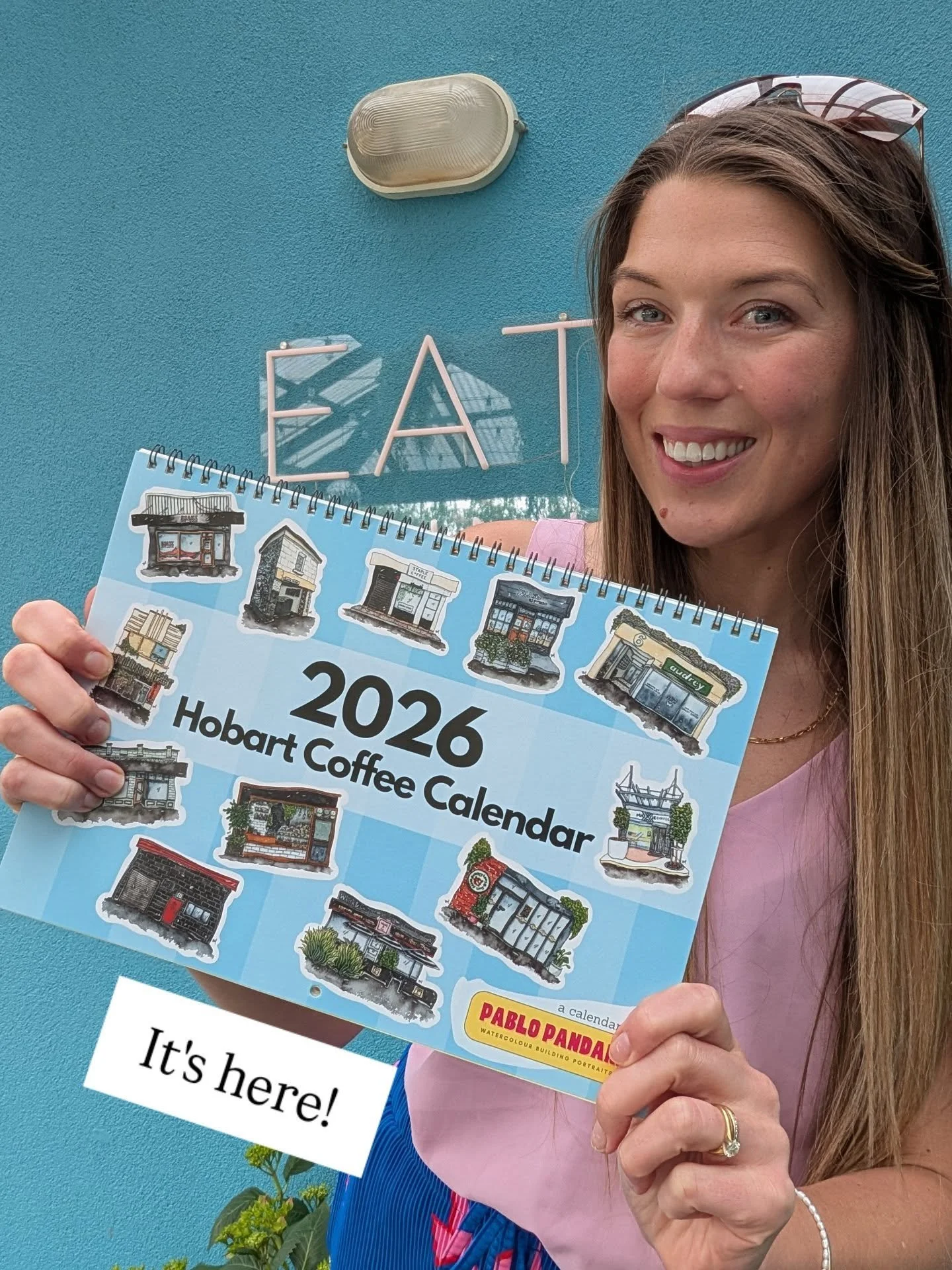 It&rsquo;s here - the 2026 Hobart Coffee Calendar ☕️

I only put the word out about two months ago&hellip; and honestly, it&rsquo;s been way more work than I expected - late nights painting, planning, printing, and packaging.
But standing here with t