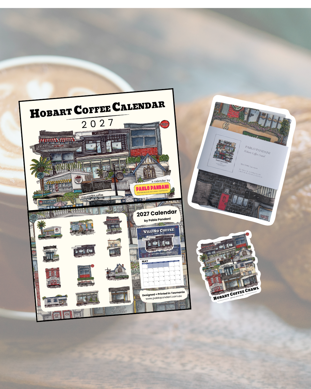 2027 Hobart Coffee Crawl Set