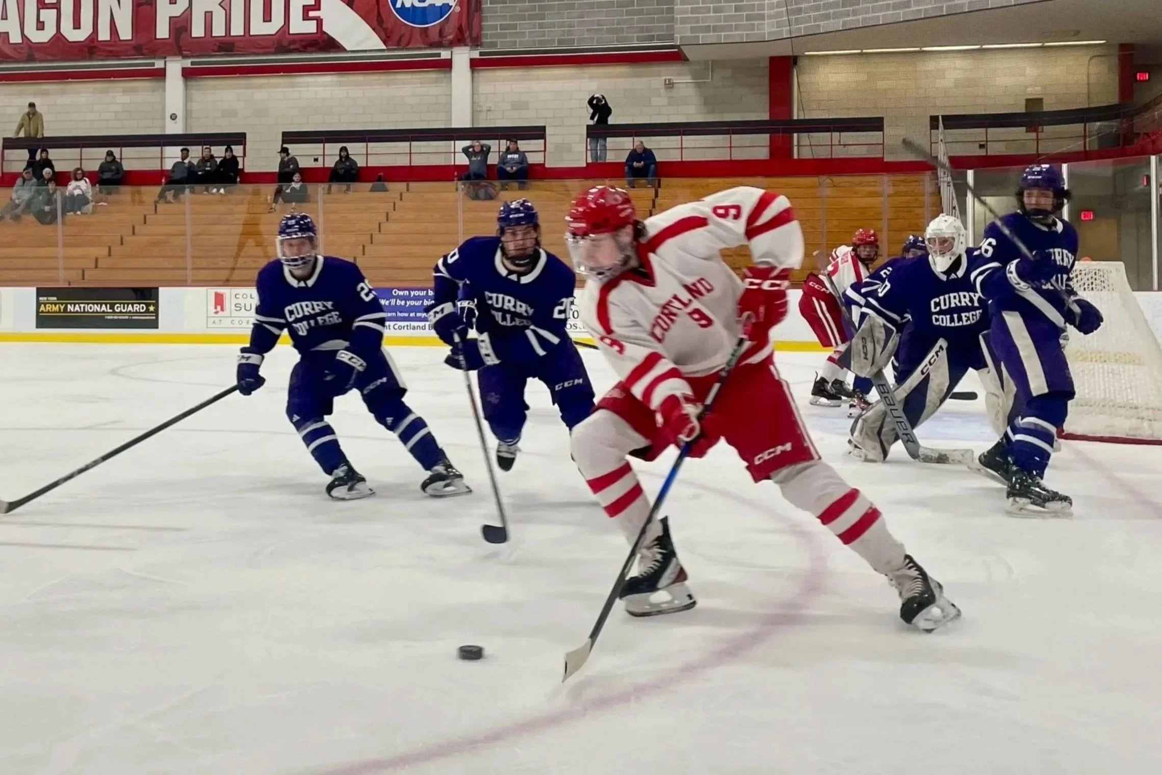 Cortland goes cold against Curry