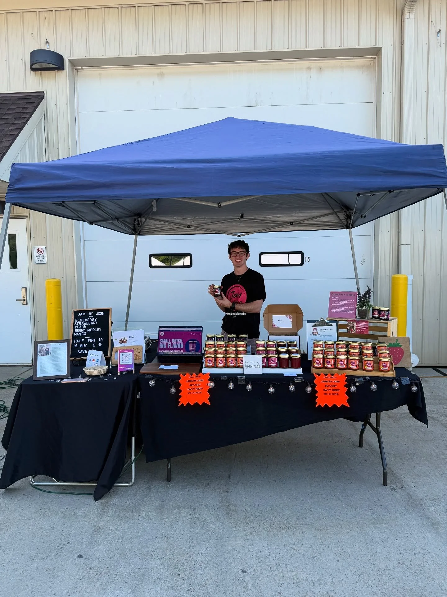 Catch me at the Orange Community Farmers Market today from 9 to 1! Come grab your favorite jam&mdash;fresh, local, and made by hand.