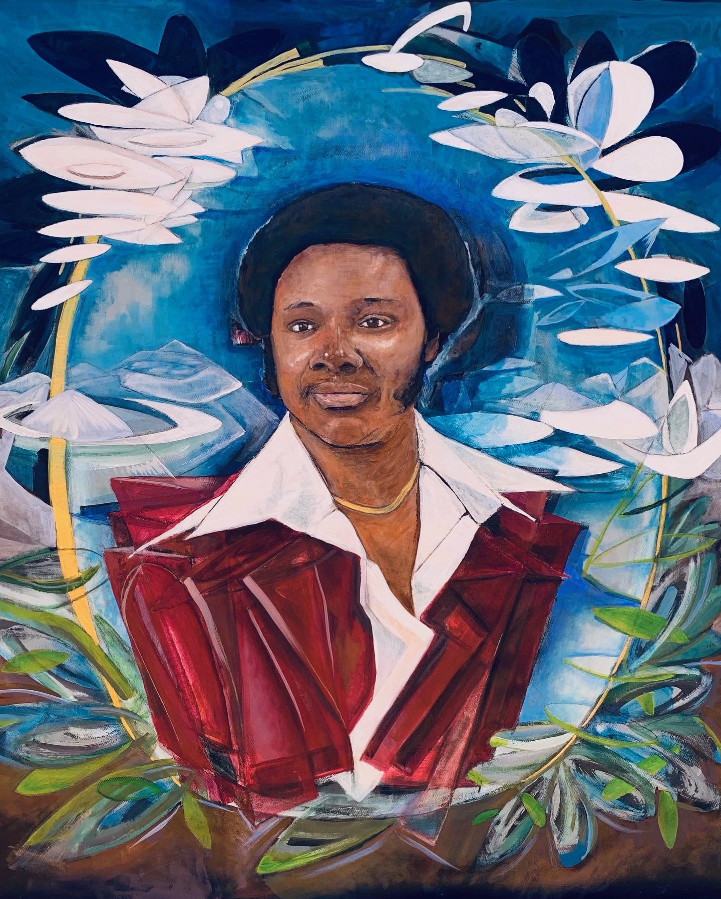 Lord L ~ 30"h X 30"w (76.2cm X 76.2cm) Acrylic on Canvas 2022