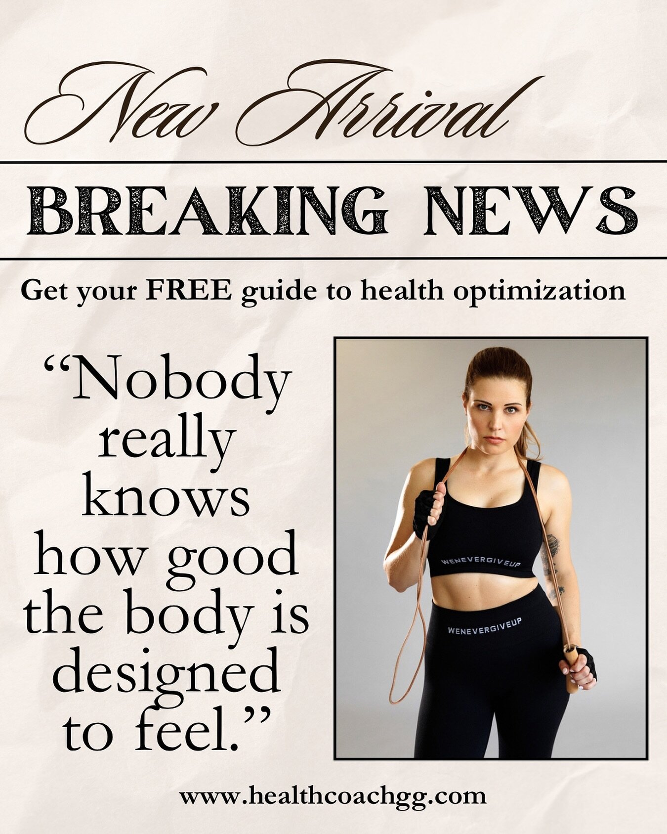 ** Breaking News **

As an Integrative Health Coach, I believe that every individual has the capacity to feel well and vibrant, regardless of their current health status. The body is an incredible machine that, when given the right tools and support,