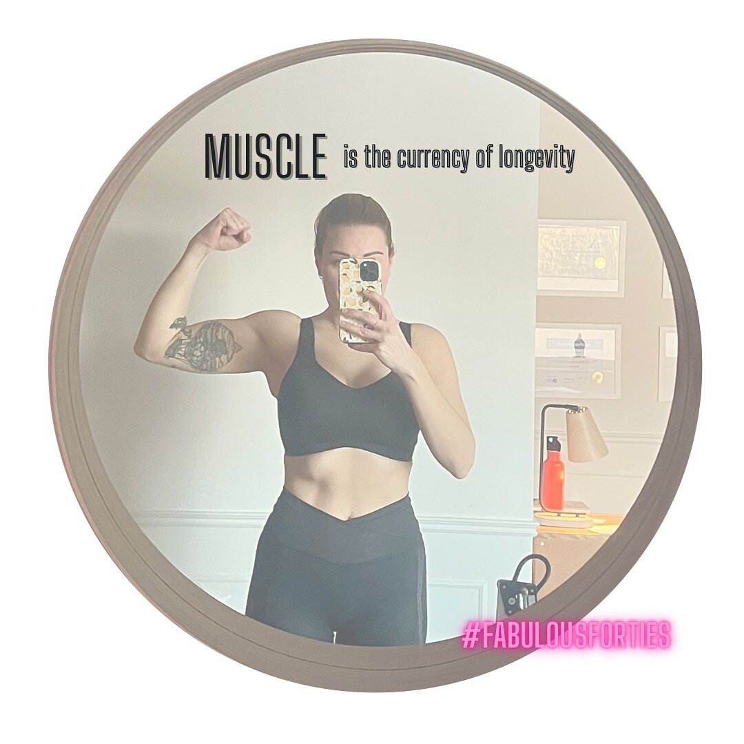 ** Muscle is the currency of longevity**

Unlock the secret to a vibrant and independent future by investing in your muscles today!

Dr. Gabrielle Lyon advocates for muscles as the currency of longevity by emphasizing the importance of muscle mass fo