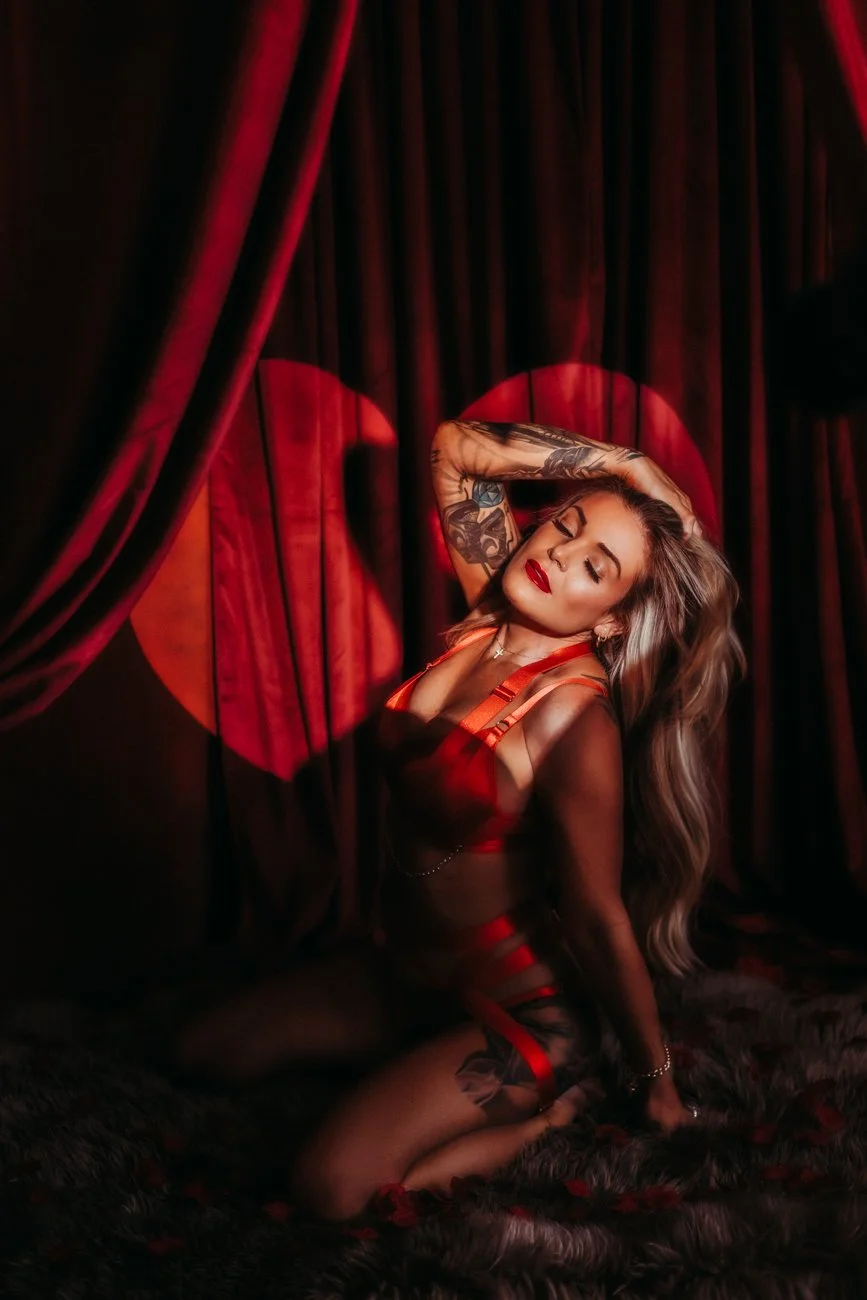 Luxury Valentine boudoir experience for Utah brides in Salt Lake City