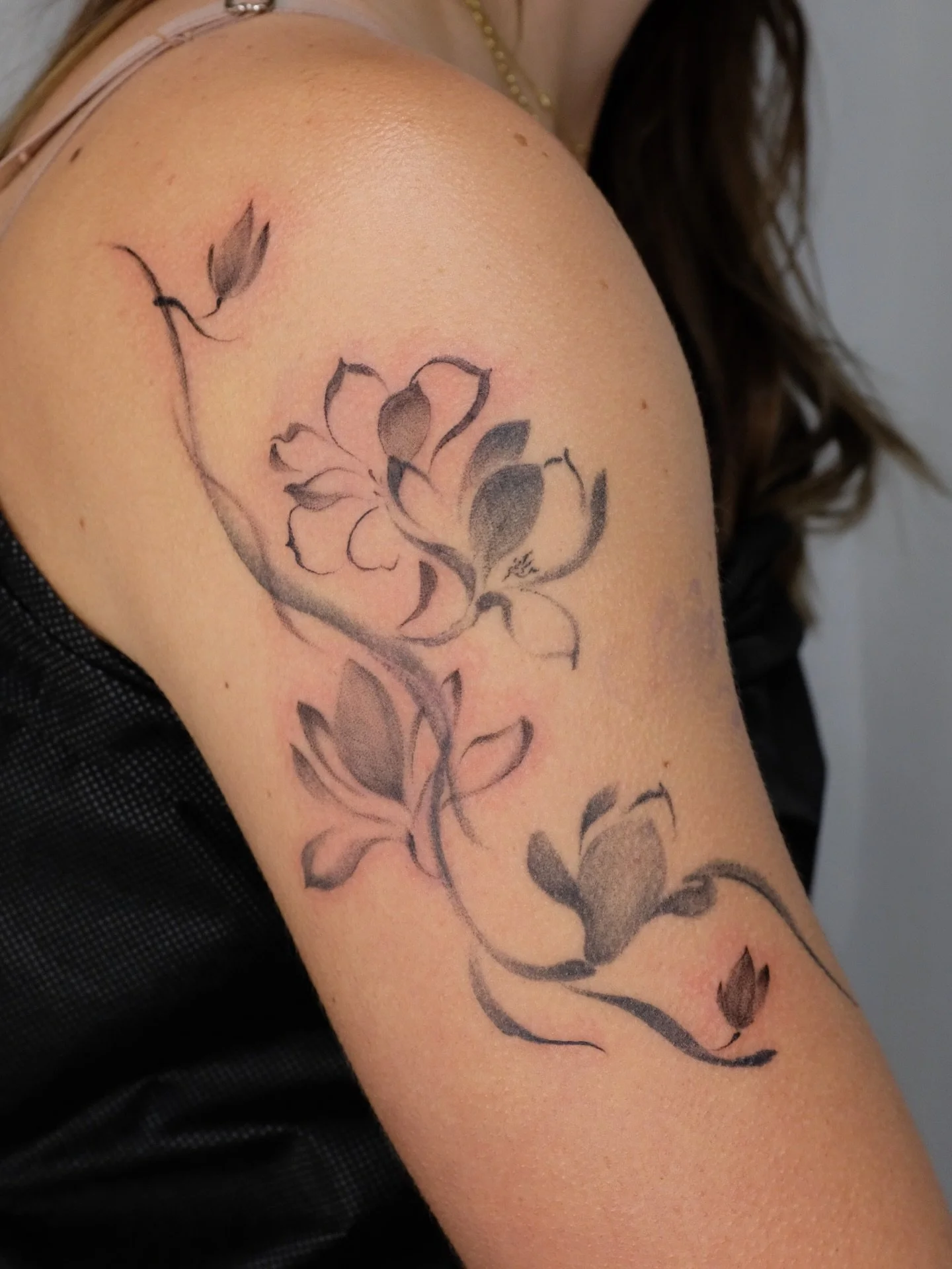 not sure about going big with your tattoos? 
I make a lot of my botanical designs flexible to add onto them later on. Or if you&rsquo;re ready to commit to a larger design, we can break it up into smaller sessions and payments!

thank you Martha for 
