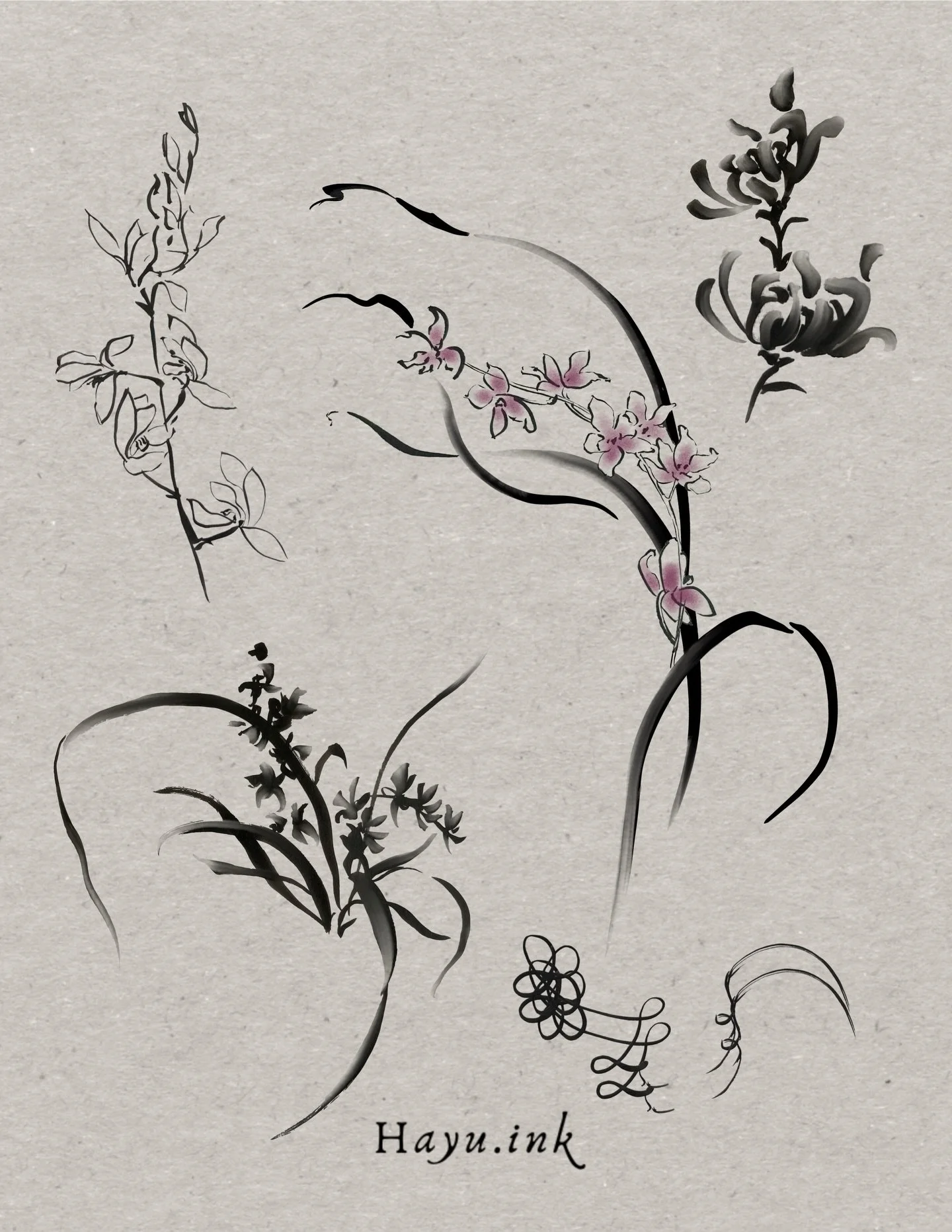 abstract floral/botanical flash sheets + some sketches
all repeatable, customizations can be made 

booking June-July @bituinstudio 
link in bio for more flash + info 🌸