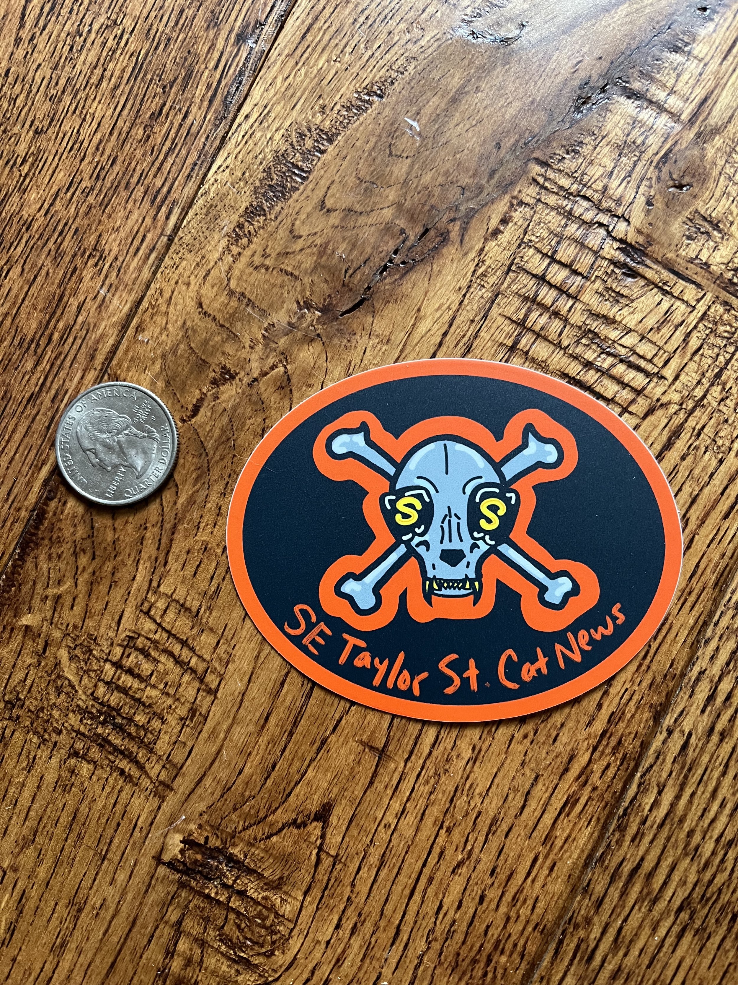 Sunnyside Skullz Sticker