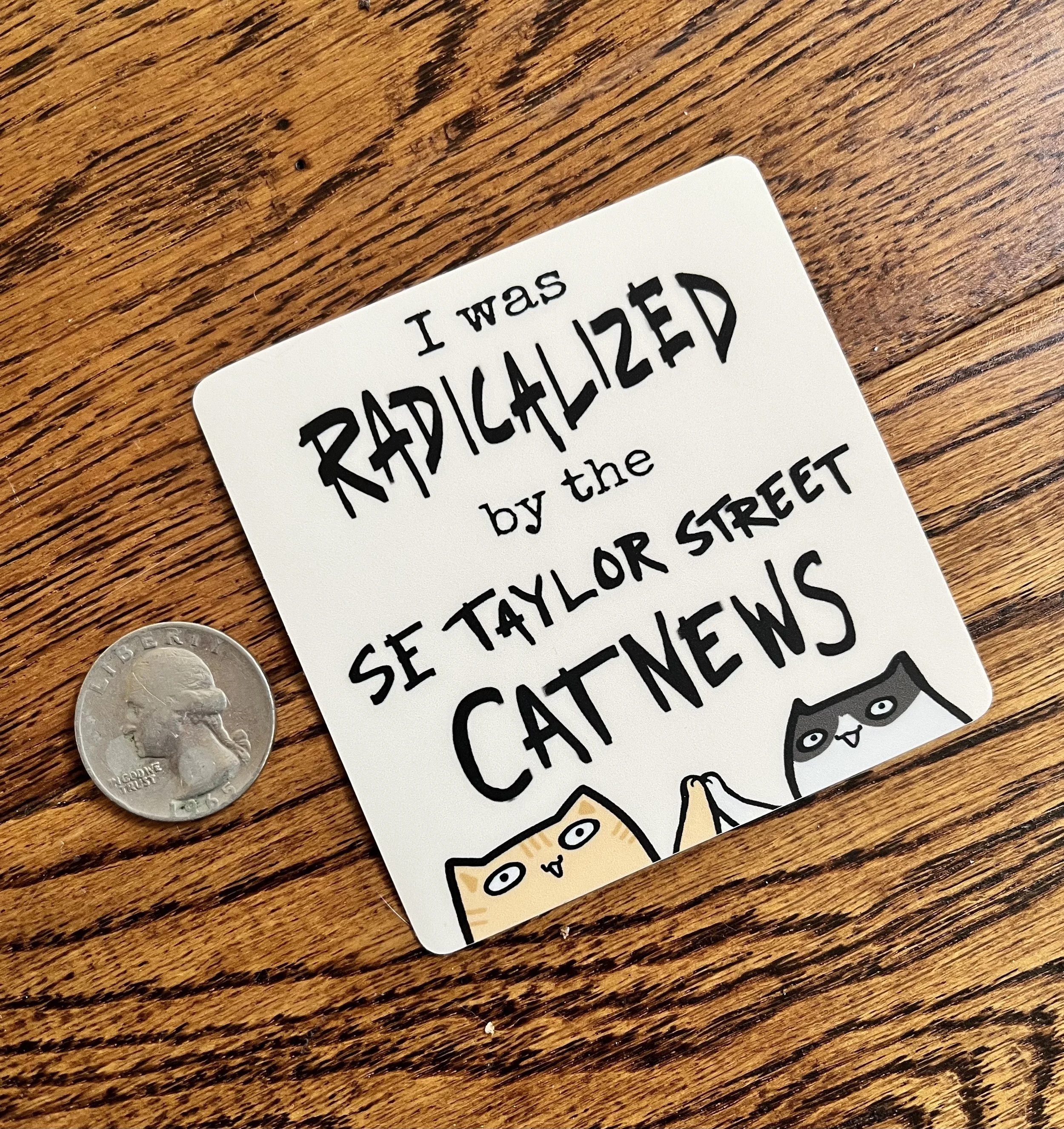 Radicalized 3x3 Sticker