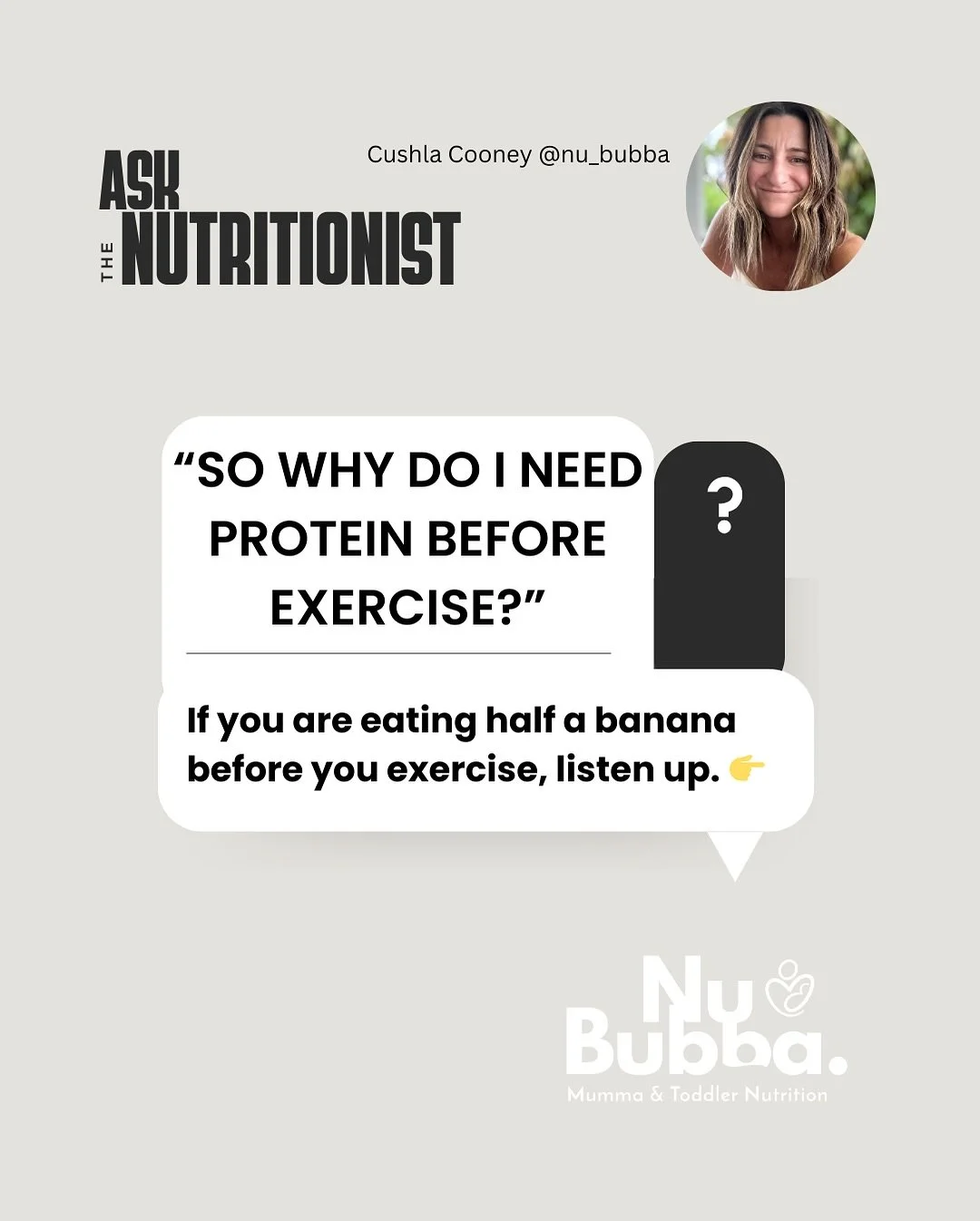Remember This👇

Training without fuel stresses your body.

Protein before exercise isn&rsquo;t just for building muscle&mdash;
&hellip;it helps protect your energy, hormones, metabolism, and results.

Don&rsquo;t skip it.

#whattoeat #womensnutritio