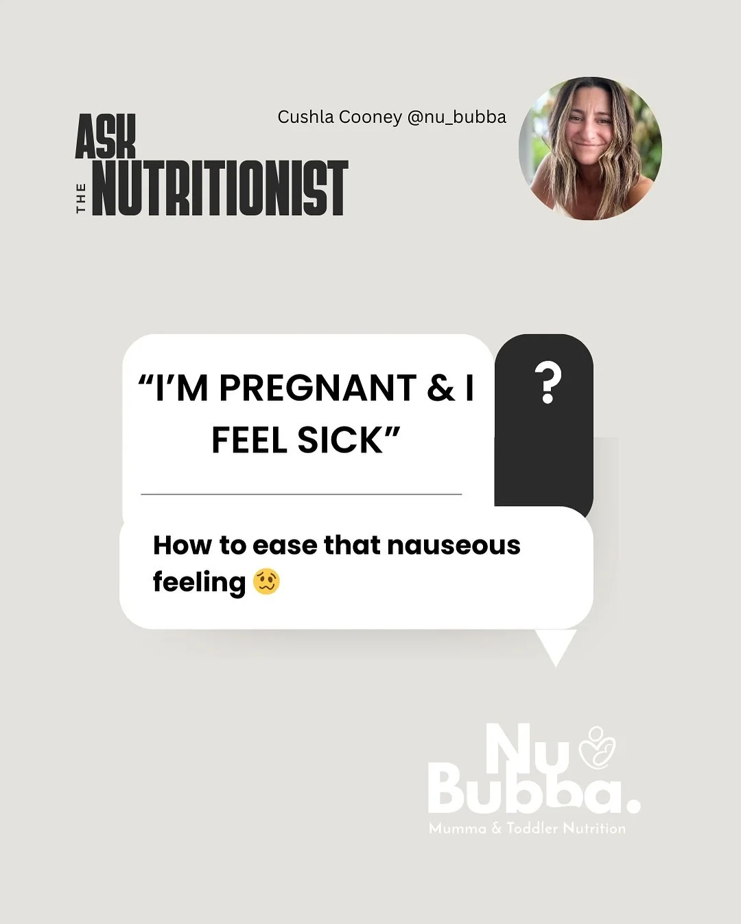 Up to 80% of pregnant women feel it 🥴

&hellip;and it&rsquo;s not always just &ldquo;morning&rdquo; sickness.

I known it&rsquo;s hard but remember this - Nausea usually eases by Week 13&ndash;16, and fewer than 10% of women still feel it by Week 20