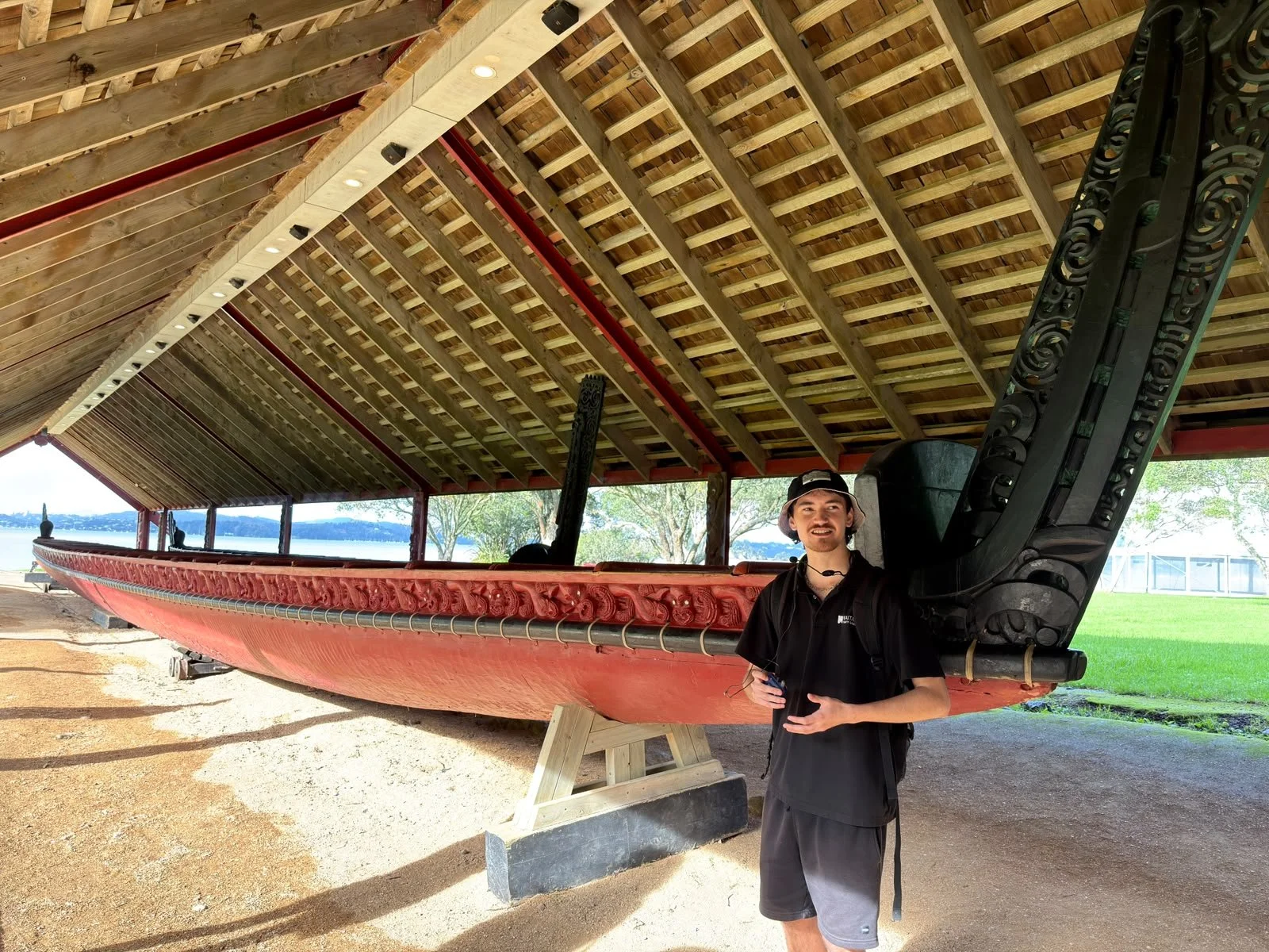Waitangi Waka (boat) in Northland New Zealand - Great North Tours
