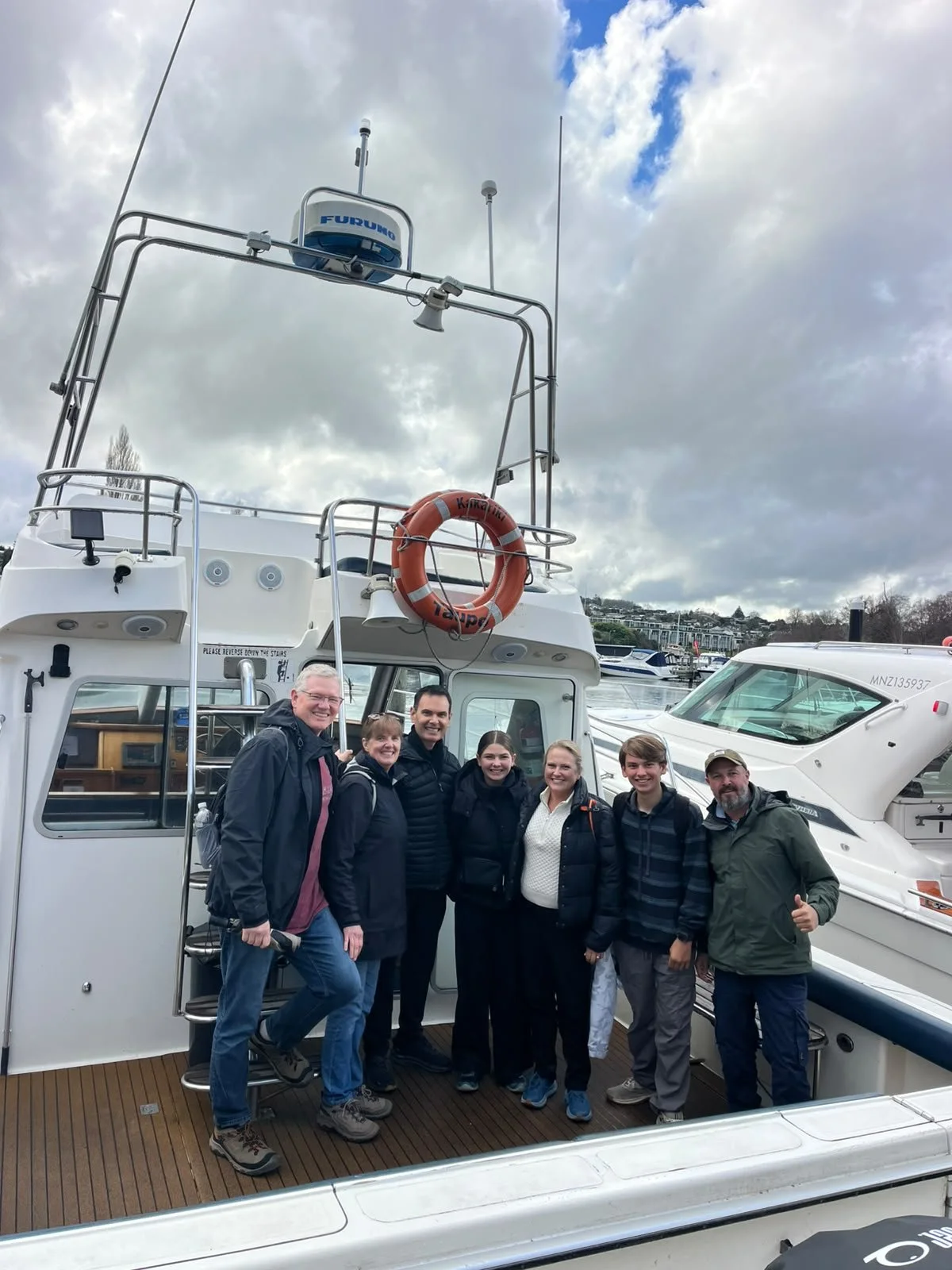 Onboard Boat Lake Taupo New Zealand with Great North Tours