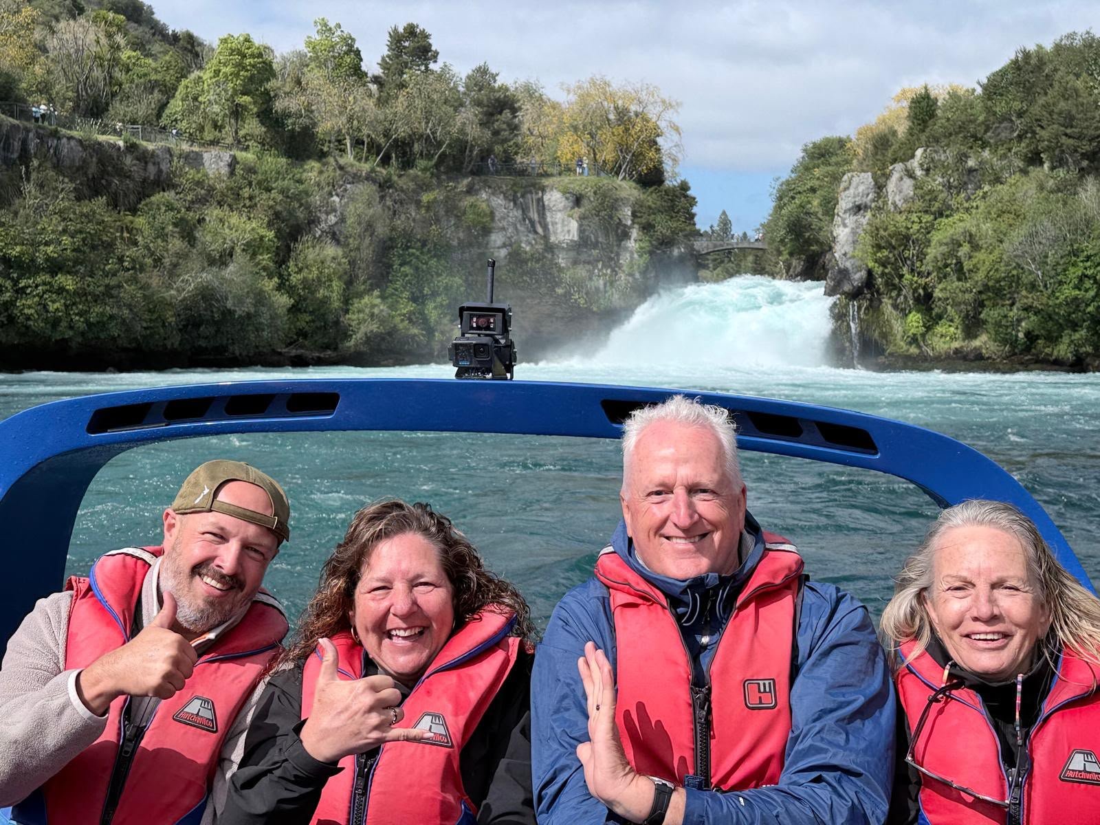 Jet Boat Fun at Huka Falls with Great North Tours