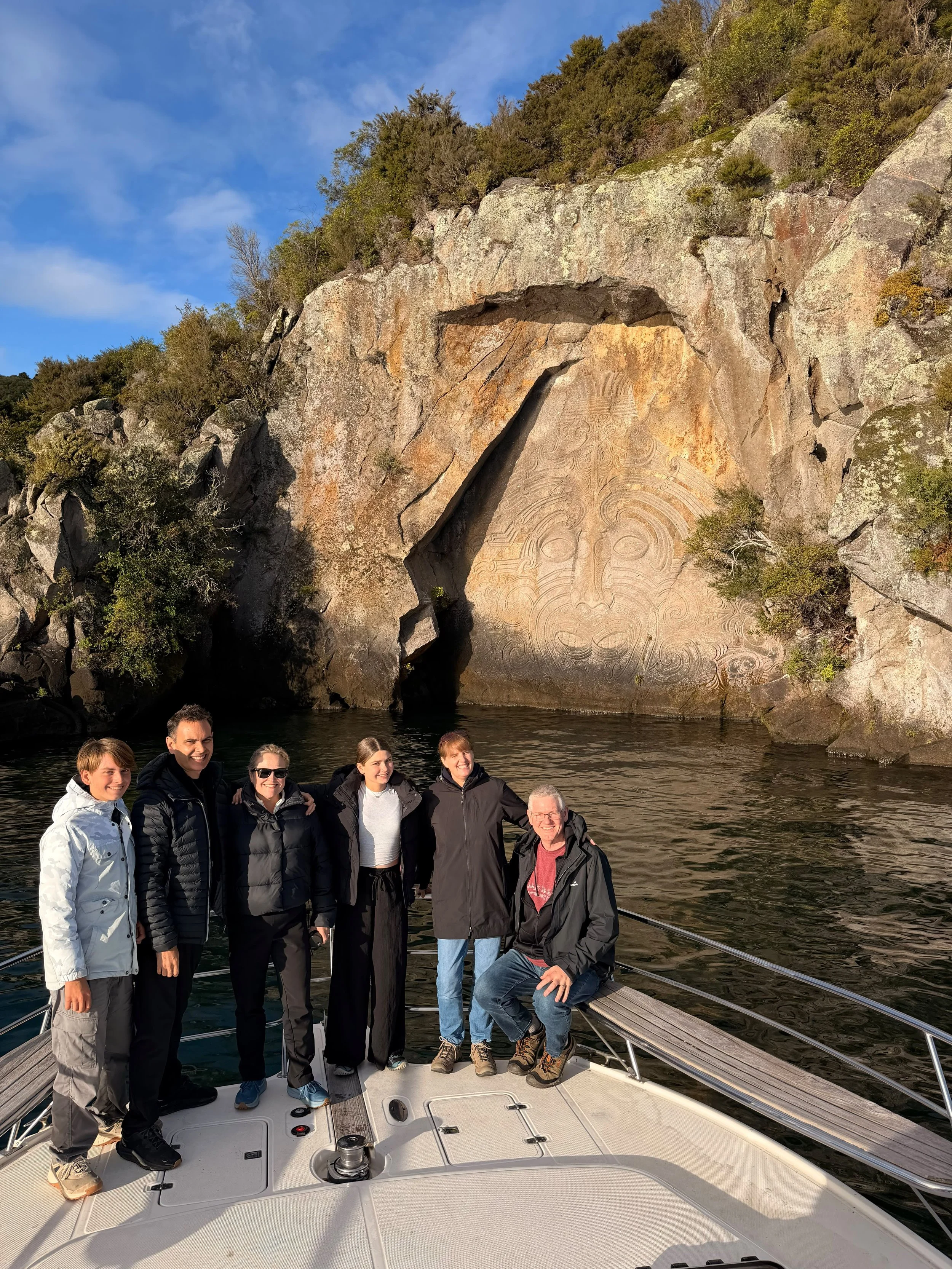 Maori Rock Carvings Lake Taupo - Great North Tours