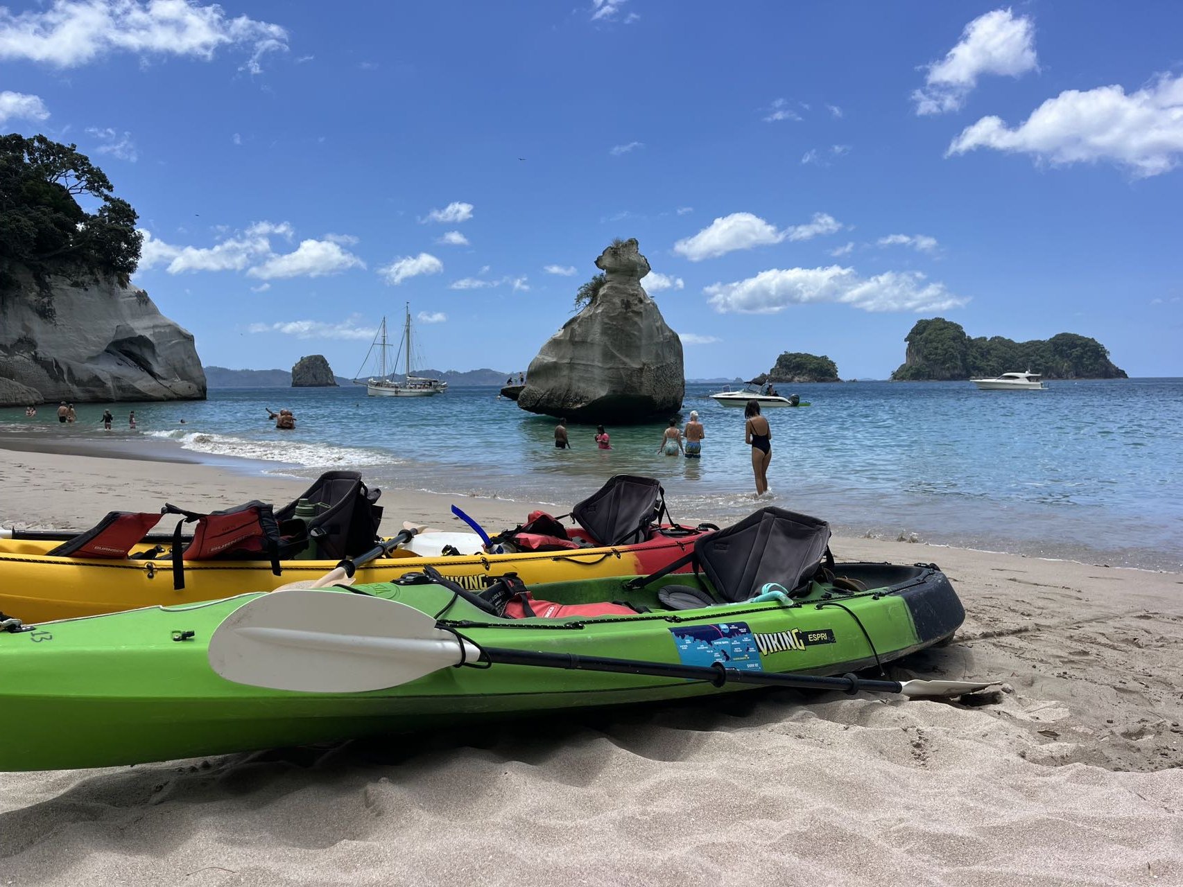 Cathedral Cove Kayaking with Great North Tours