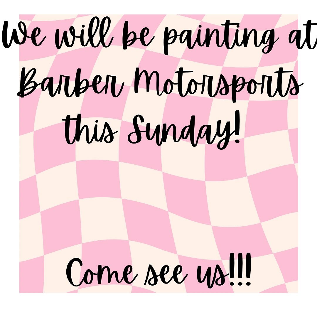 This weekend&rsquo;s happenings! Come out and see us!! @impactmontevallo @barbermotorpark 💕