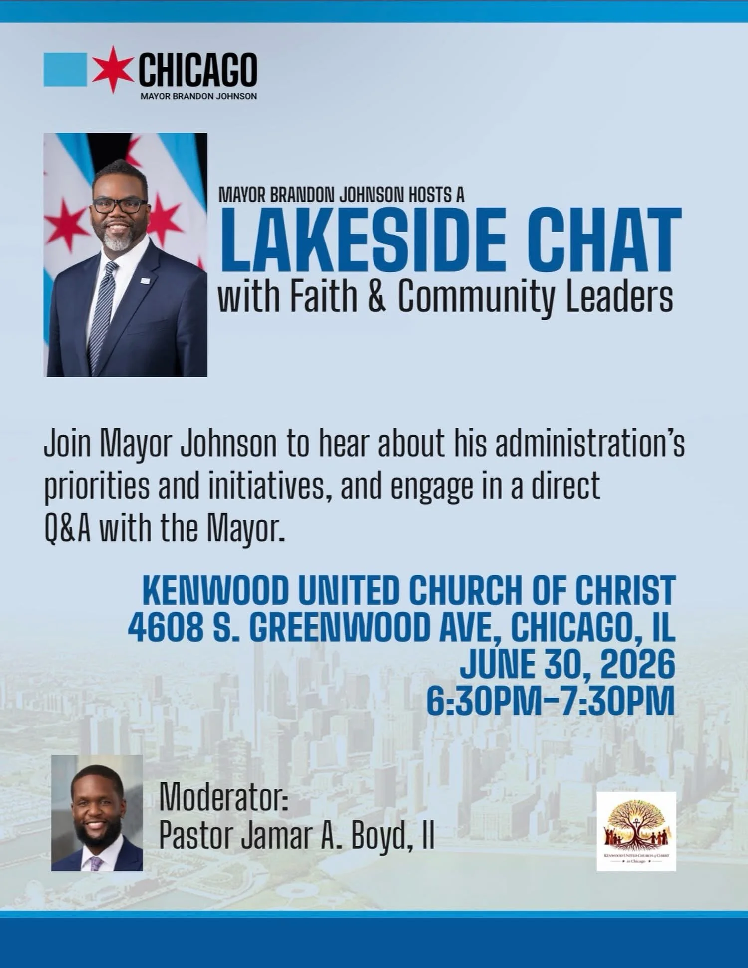 Lakeside Conversation with Mayor Brandon Johnson