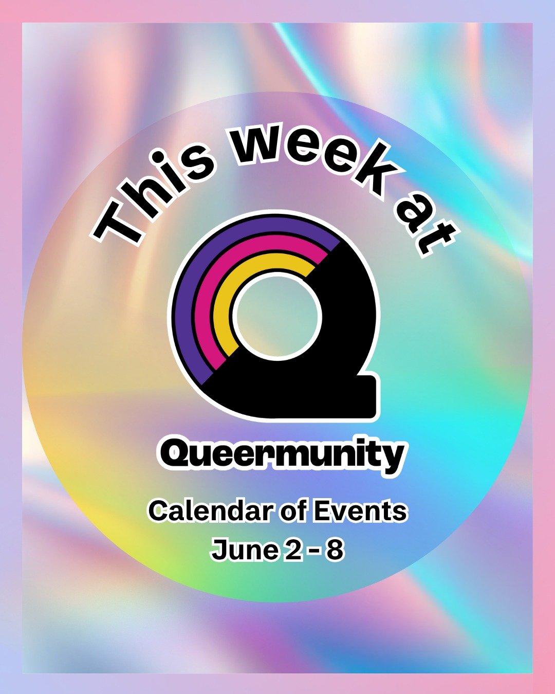 🌈 What's happening this week at Queermunity:

❤️Let&rsquo;s Do Coffee: Brew &amp; Bond for 60+
Monday, June 2, 9:30 &ndash; 11:00 am
Monthly on the first Monday

🧡 BIPOC Improv Jam
Tuesday, June 3, 6:00 &ndash; 8:00 pm

💛 Brocialize: Trans Masc Me