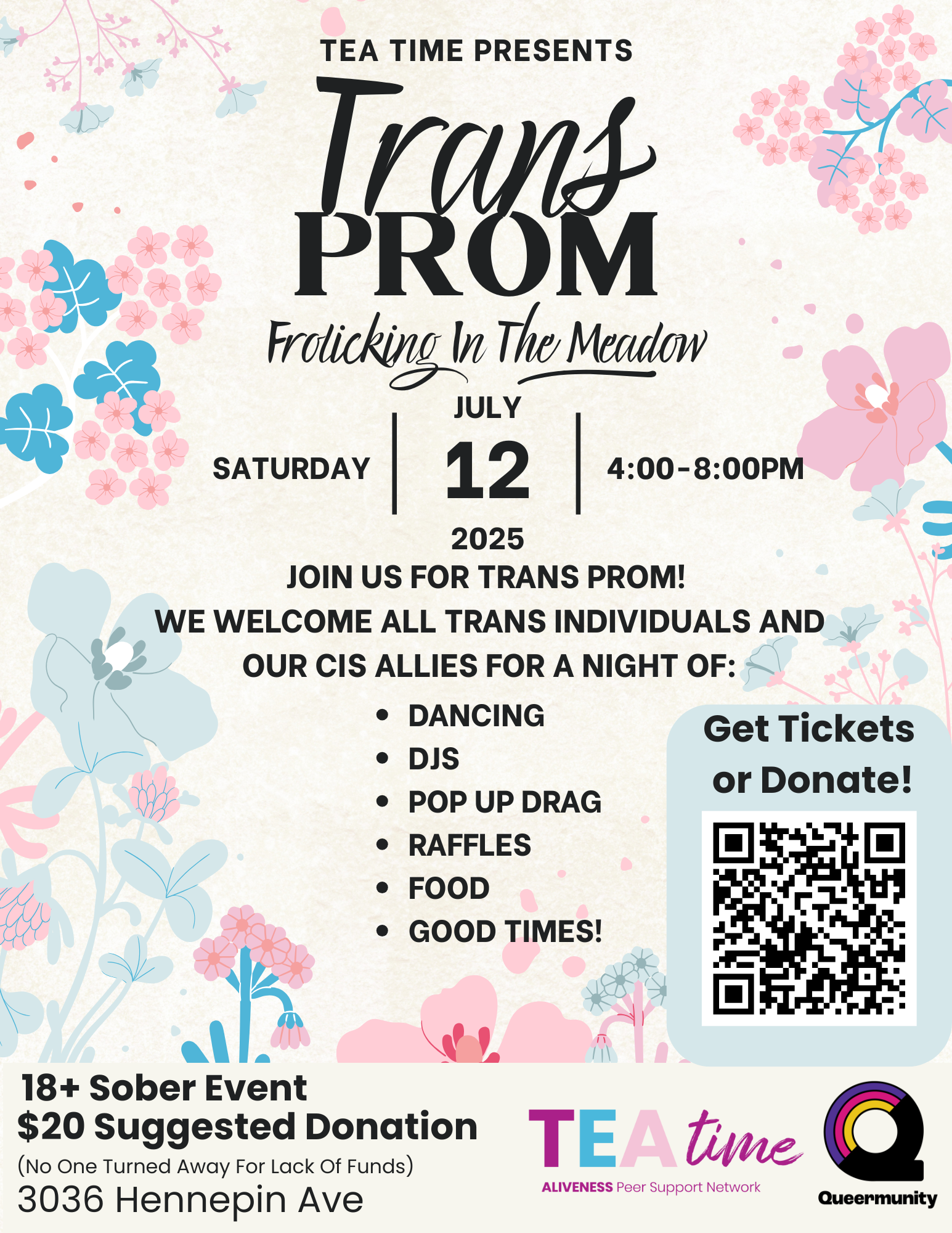 Trams Prom Trans Prom: Frolicking in the Meadow — Queermunity MN