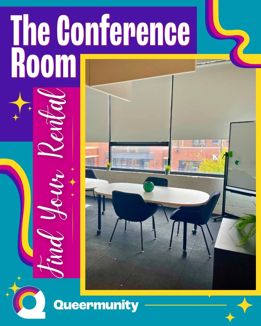Welcome to the Conference Room 🌈
More than just a meeting space — it’s a place where creativity and collaboration thrive. Perfect for everything from RPG sessions and writing workshops to strategic meetings and brainstorming retreats.💡