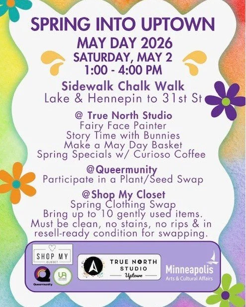 Join us May 2nd from 1pm - 4pm for a plant and seed swap. 🌷🌱

Bring plants or seeds to trade and come refresh your house or garden! 

Plus, check out other events happening around Uptown at @truenorthuptown and @shopmyclosetus ! 

#queermunity #upt