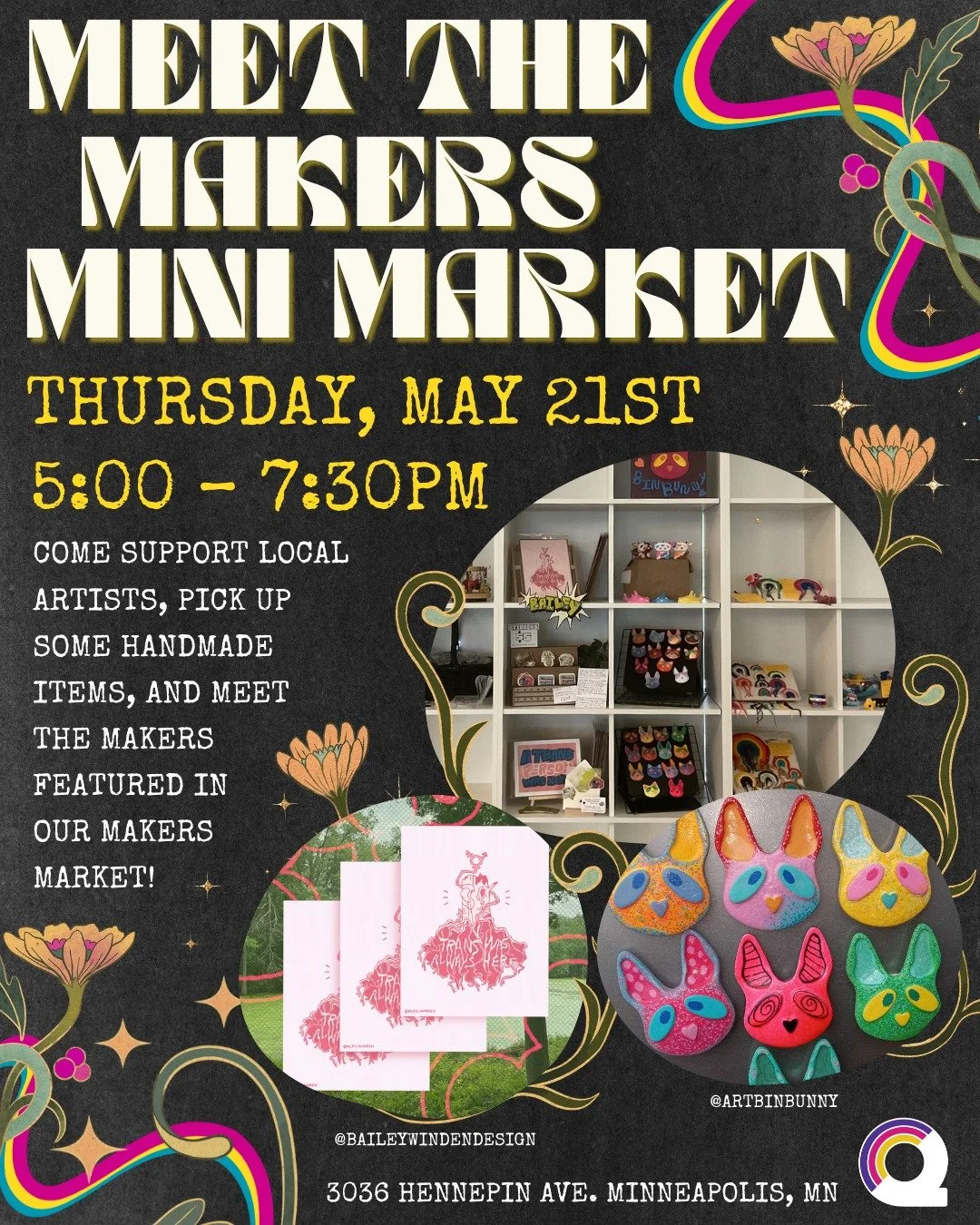 This is an opportunity to get to know more about some of the amazing local artist currently featured in our Makers Market and to ask them questions about their work. 

Plus its the perfect time to shop some hand made items, for yourself or as a gift 