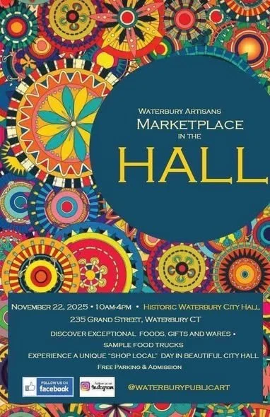 Waterbury Artisans Marketplace in the Hall