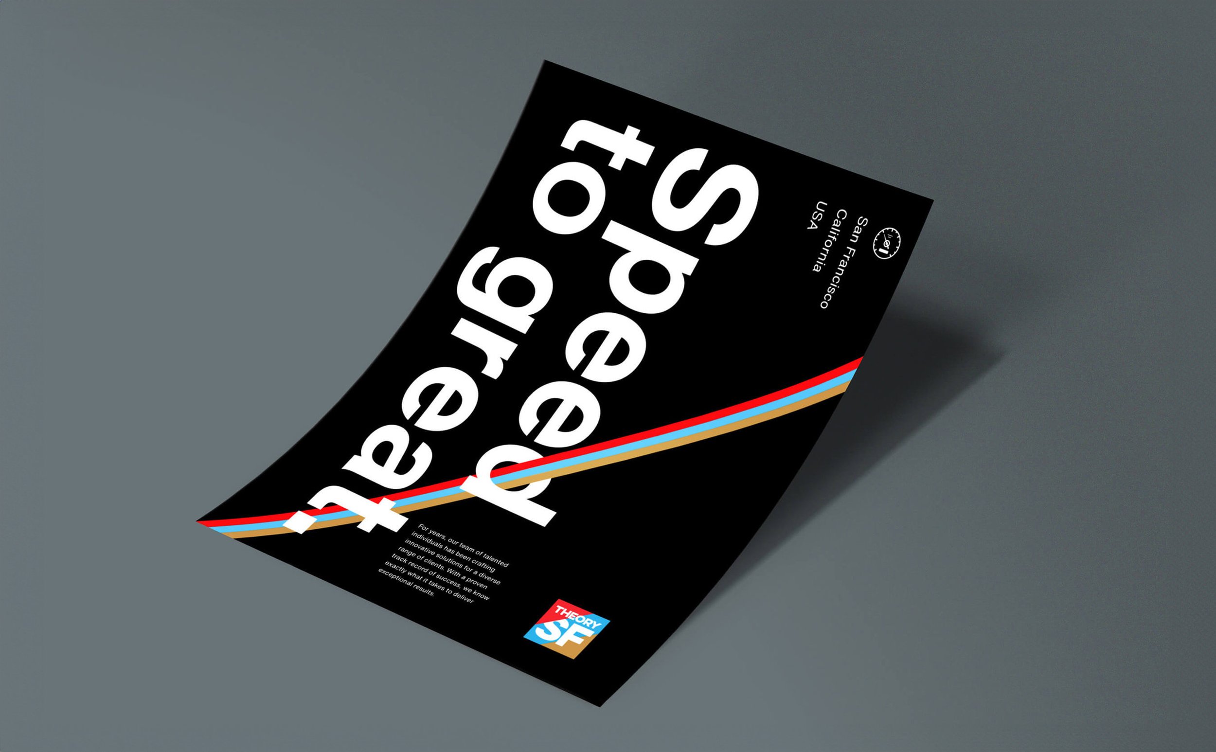 TheorySF Brand Ethos poster design