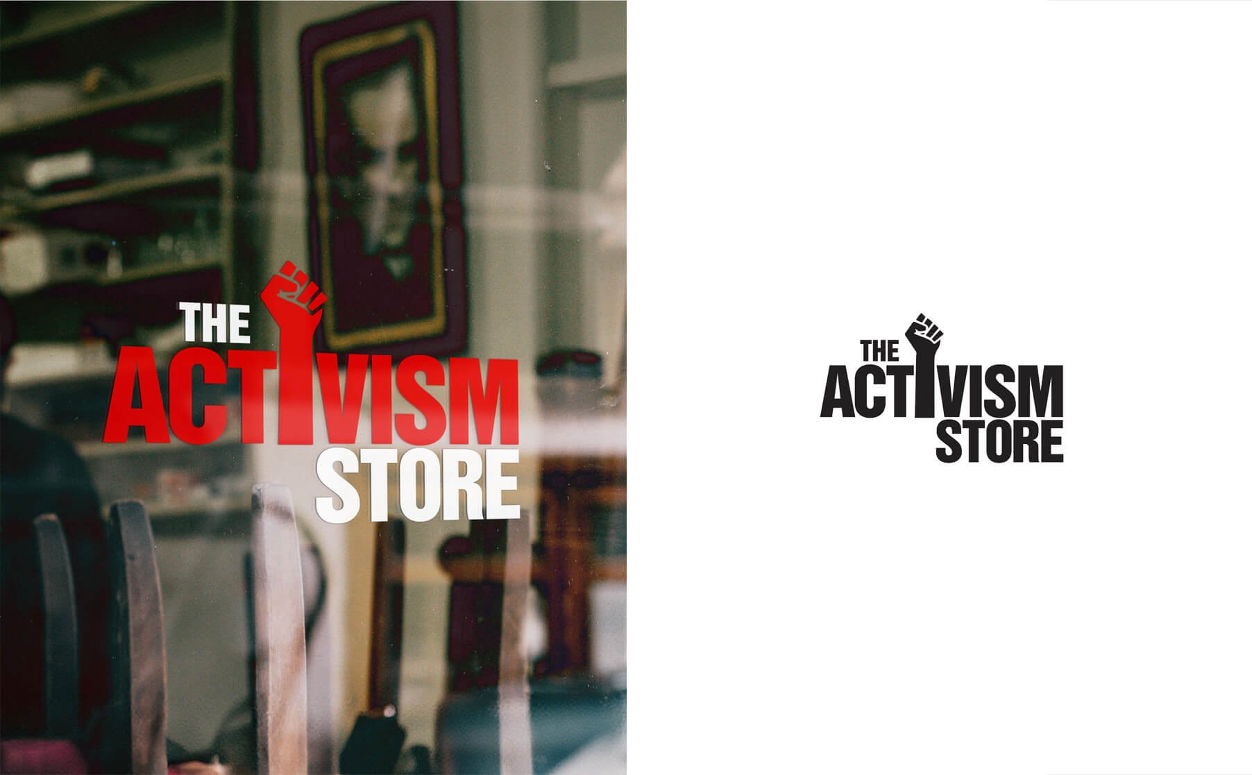 The Activism Store identity