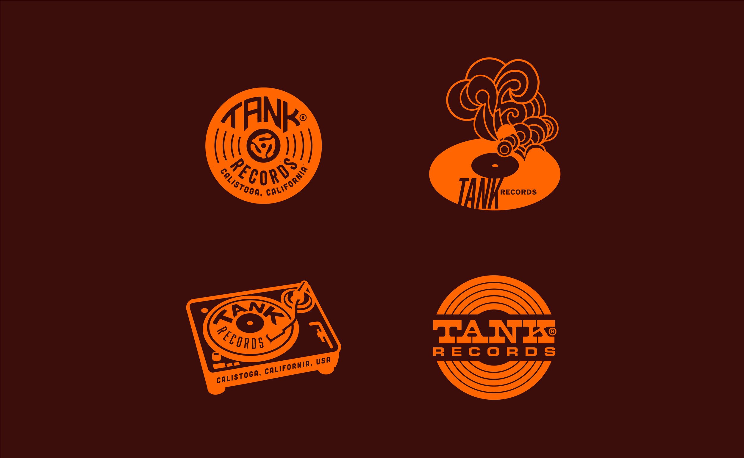 Tank Garage Winery special event identity
