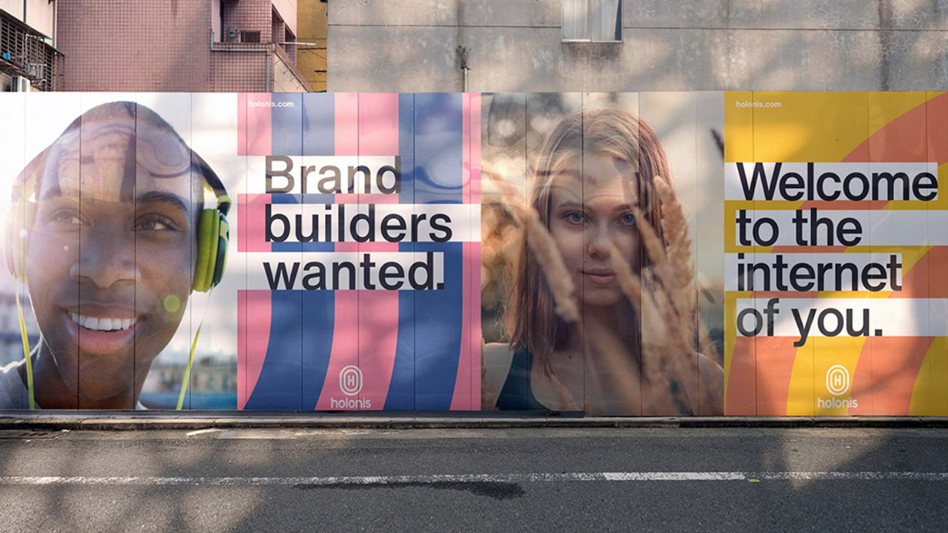 Holonis "Be Found" campaign outdoor