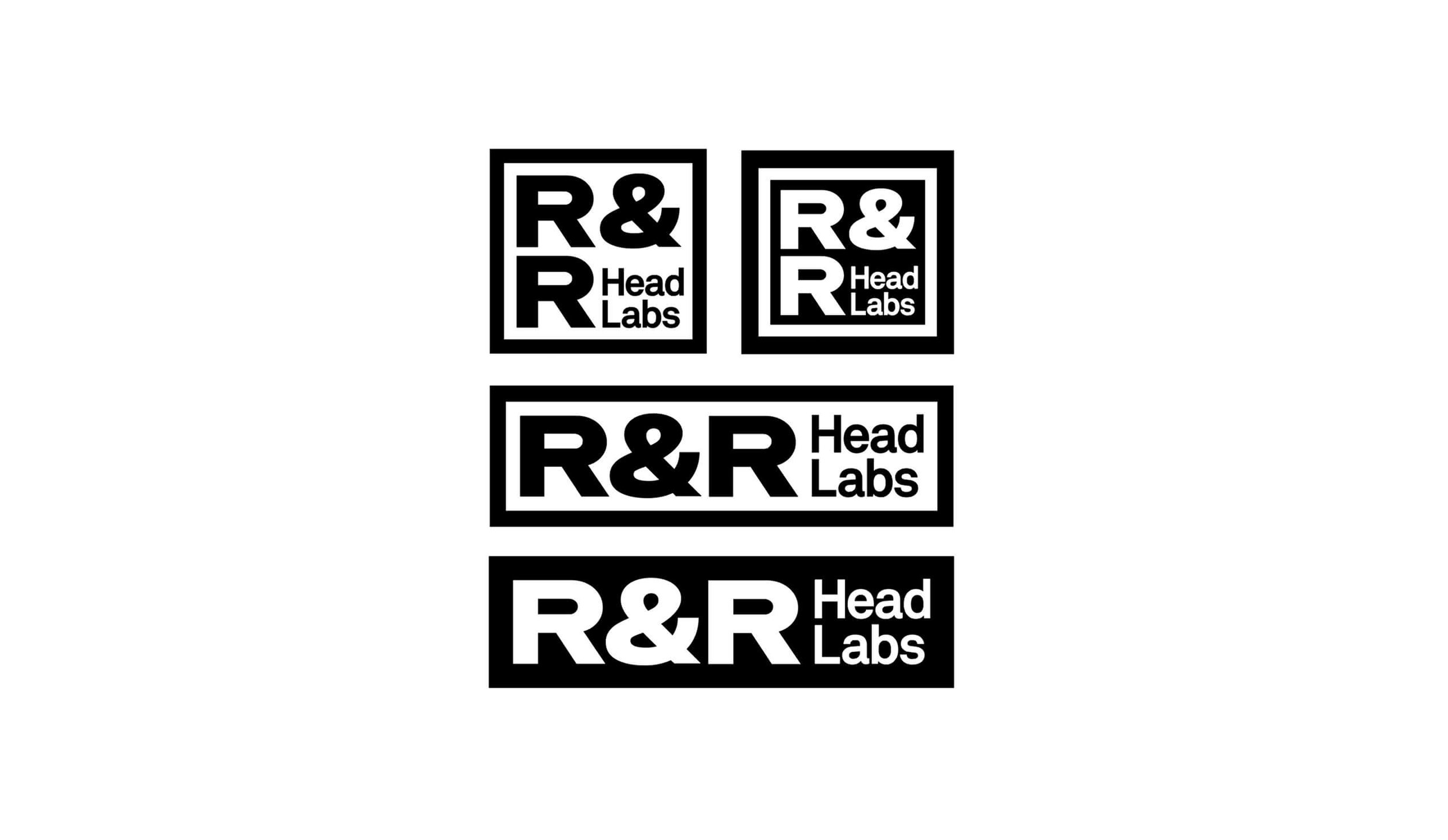 R&R Head Labs brand identity