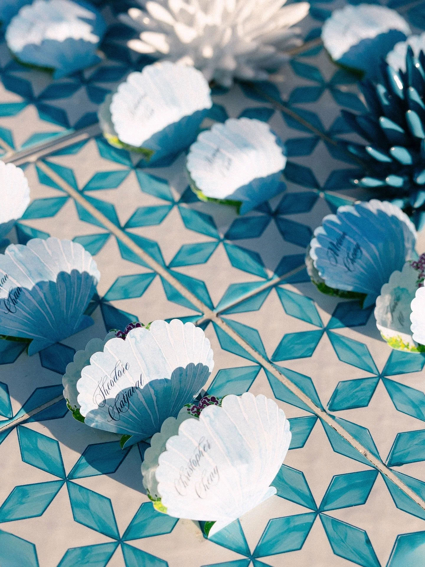 A quiet start to 2026 on socials doesn&rsquo;t mean a quiet start behind the scenes! 

Devoting some grid space to these playful escort cards in Capri from last year. 

First image by @annaroussos
Design &amp; Planning @capri_moments 
Venue @ilriccio