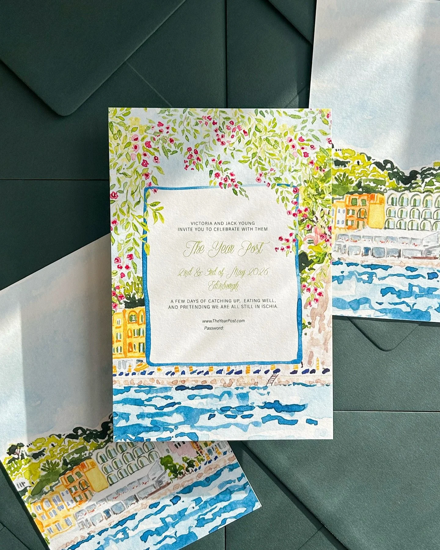 &ldquo;The Year Post&rdquo; 

Proof that a good wedding and honeymoon deserves an encore.

🤍
#weddingstationery #custominvitations #destinationwedding #weddingillustration