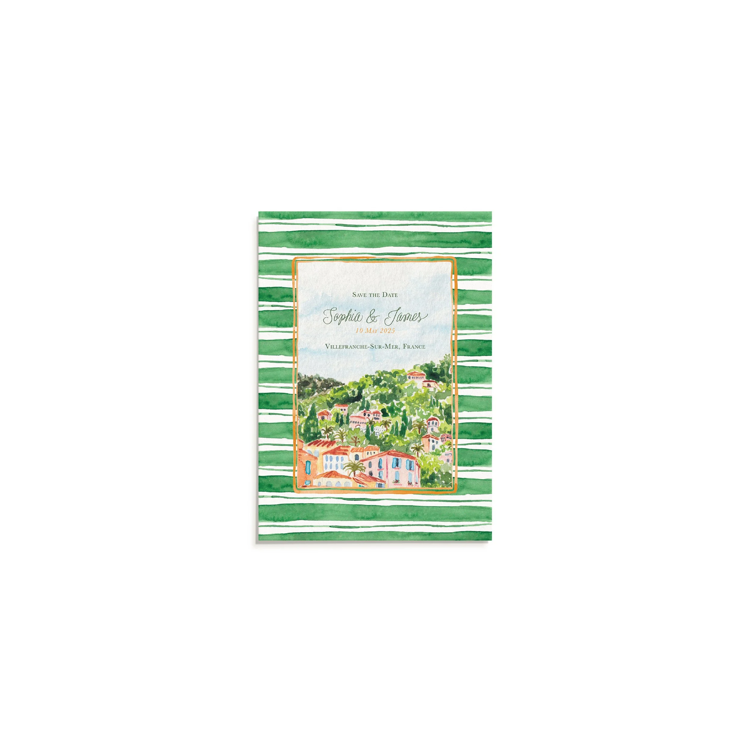 Destination Striped Save the Date - Digital