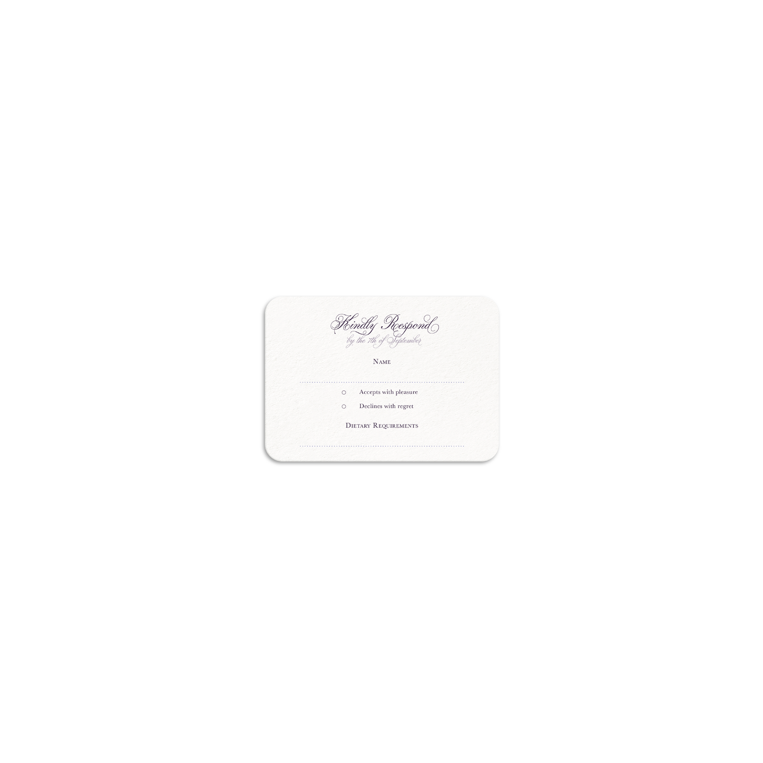 Hinterland RSVP Card