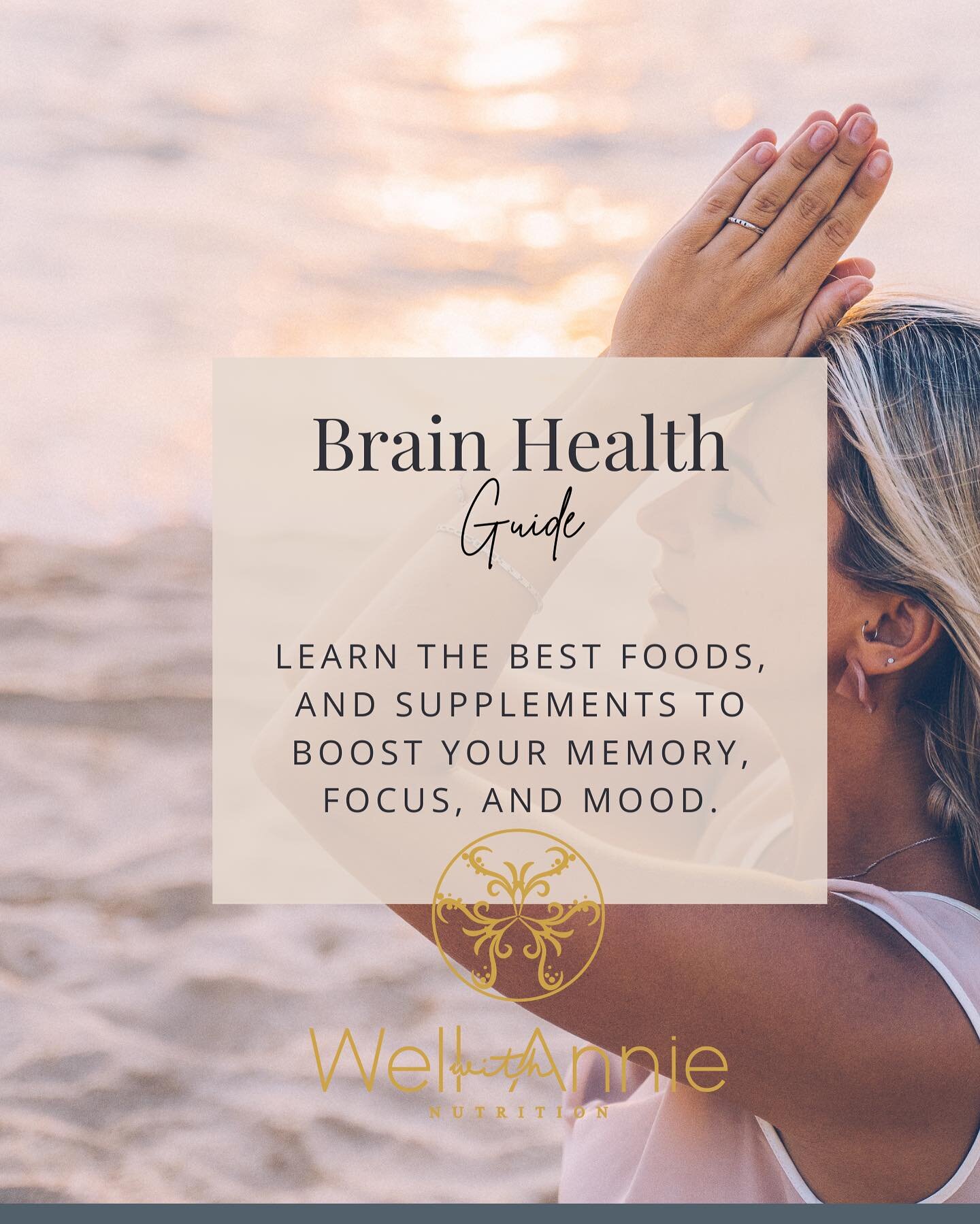 🧠💪 Embrace the Power of Nutrient-Rich Foods and Supplements for Optimal Brain Health! 🌱✨

Your brain is your body's control center, and taking care of it is essential for overall well-being. Here are some key tips to support your brain health:

1.