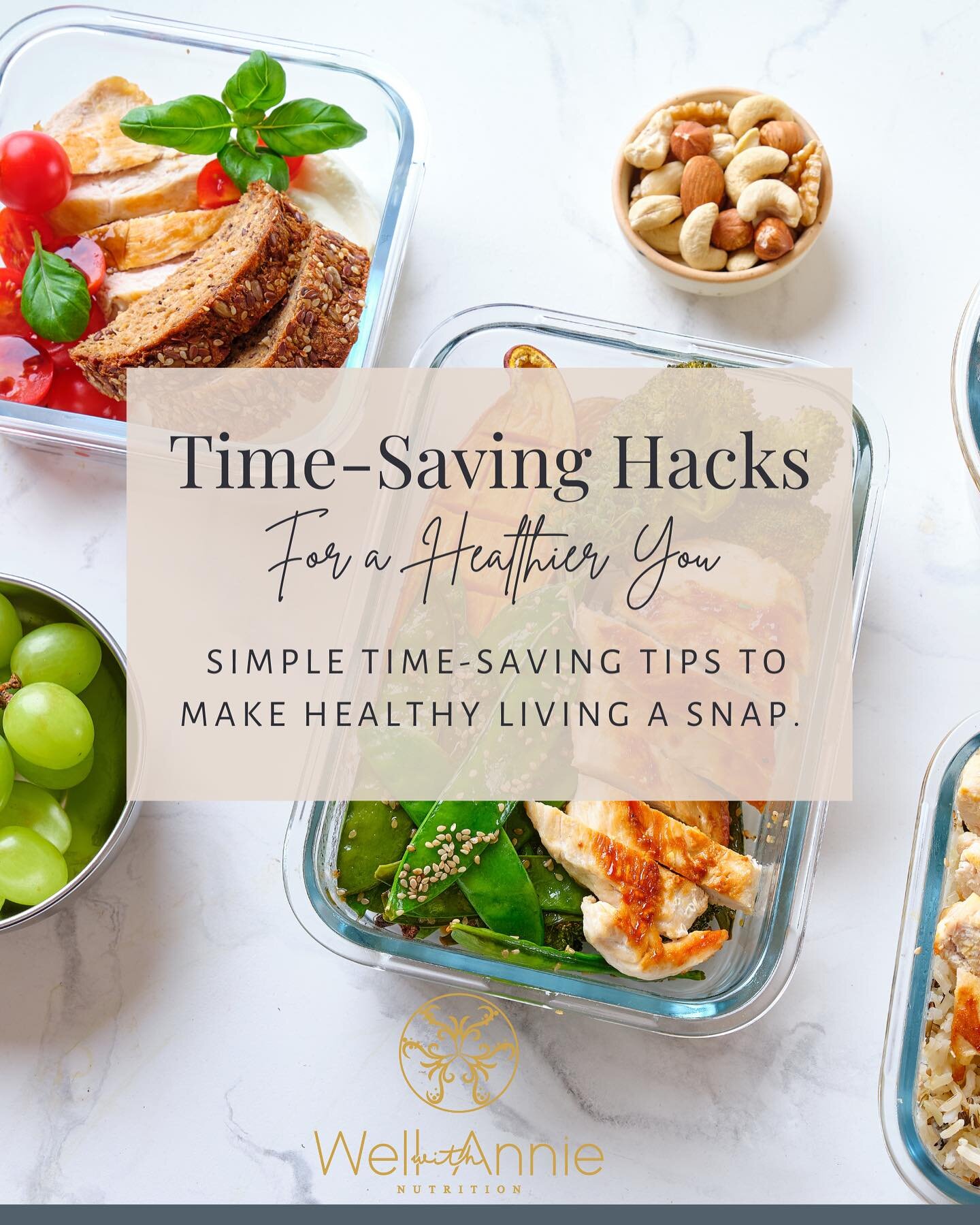 ⏰ Save time, prioritize wellness! 🌿 Discover my top time-saving hacks for a healthier you. From quick workouts to meal prep tips, these hacks will help you make the most of your day and your well-being. 💪🍏 #TimeSavingWellness #HealthHacks #Wellnes